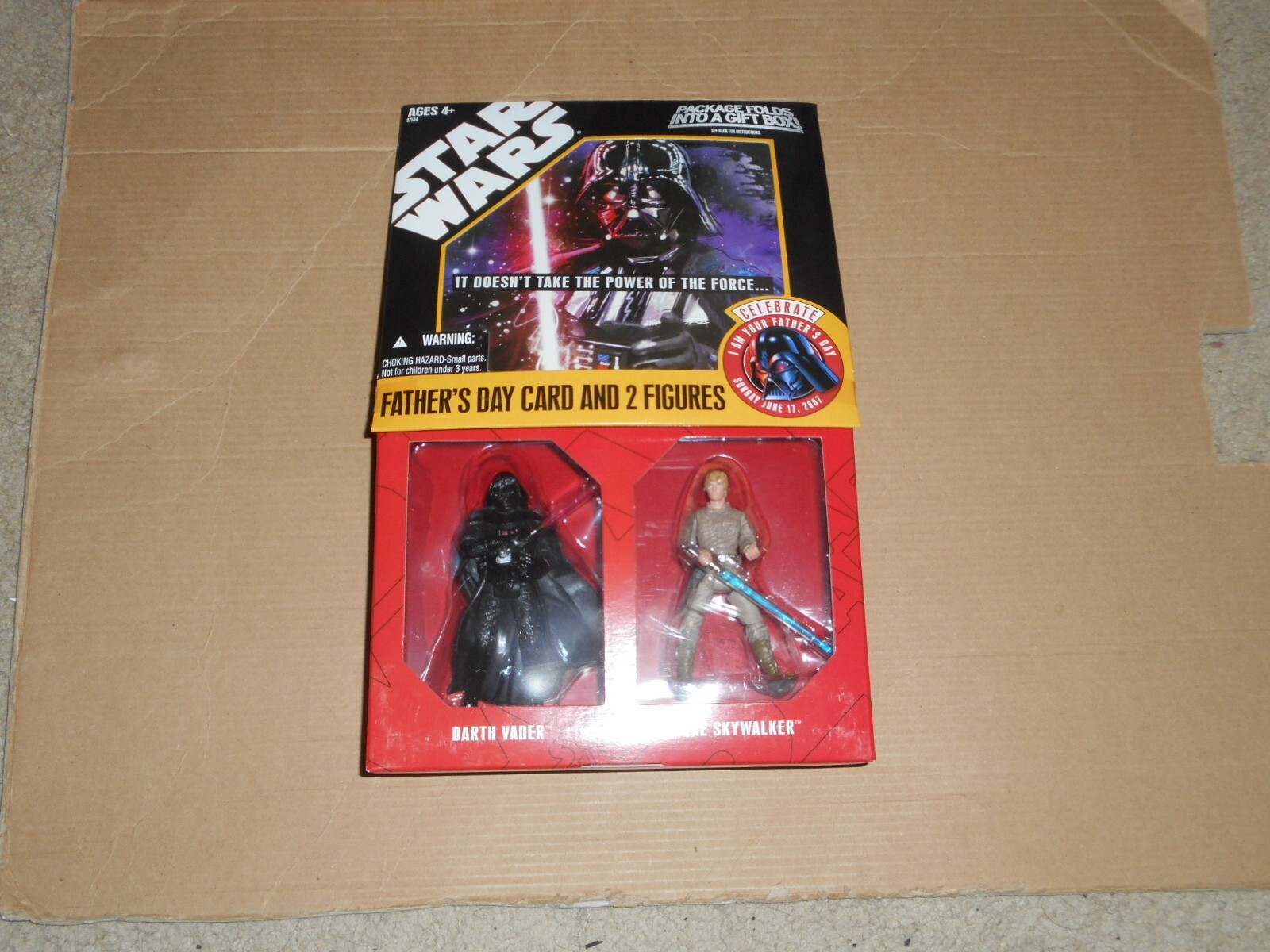 STAR WARS DARTH VADER & LUKE SKYWALKER I AM YOUR FATHERS DAY 2 PACK