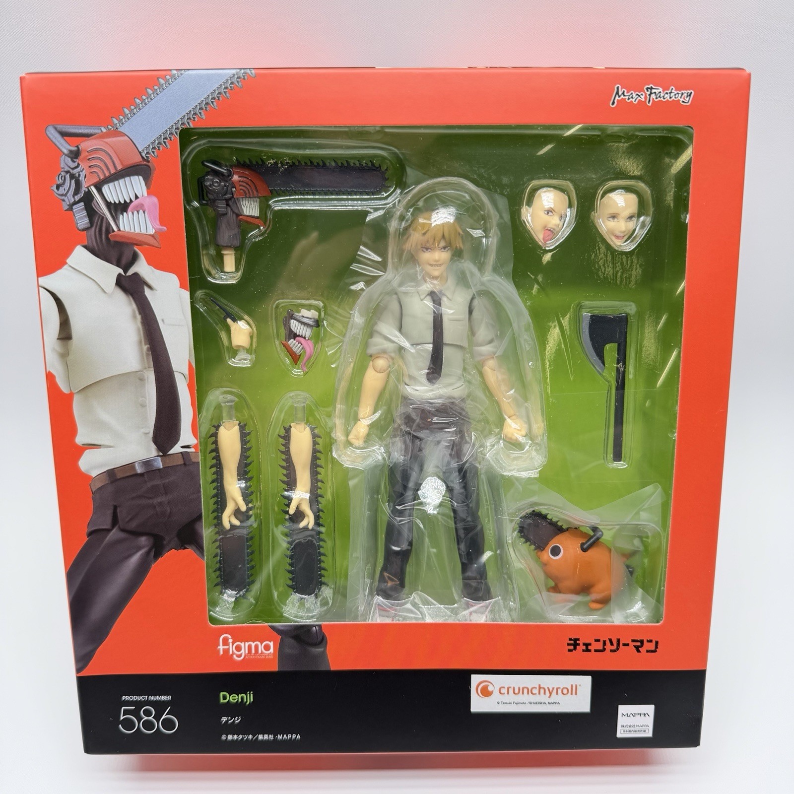 Max Factory Figma Chainsaw Man Denji Action Figure #586 US Seller Box Wear New