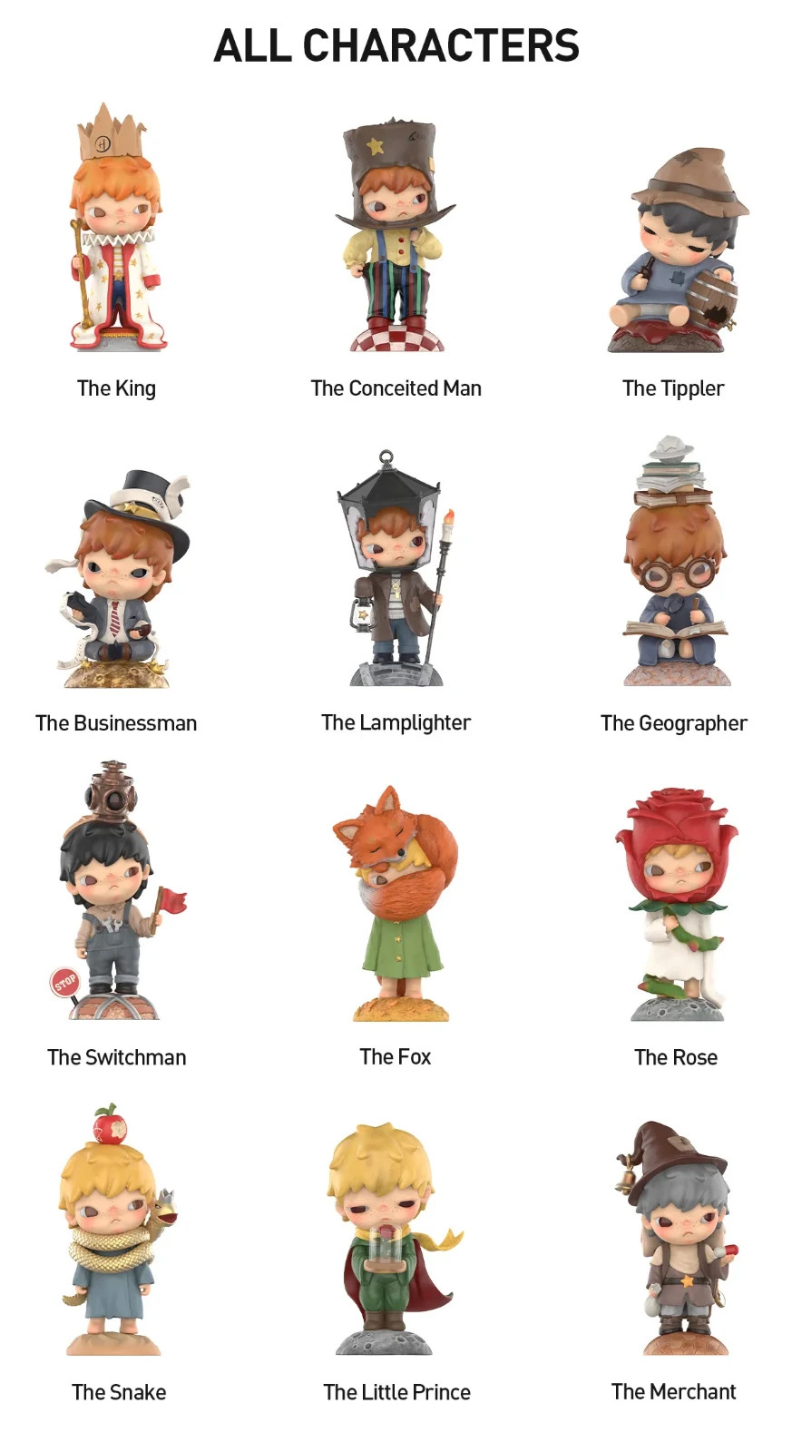 POP MART Hirono Le Petit Prince Series Confirmed Figures Blind Box | US SHIPPING
