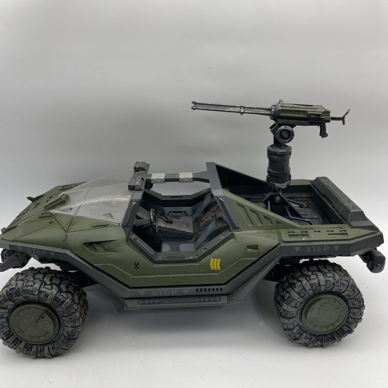 HALO REACH WARTHOG W/LIGHT ANTI AIRCRAFT GUN MCFARLANE TOYS RARE & HARD TO FIND