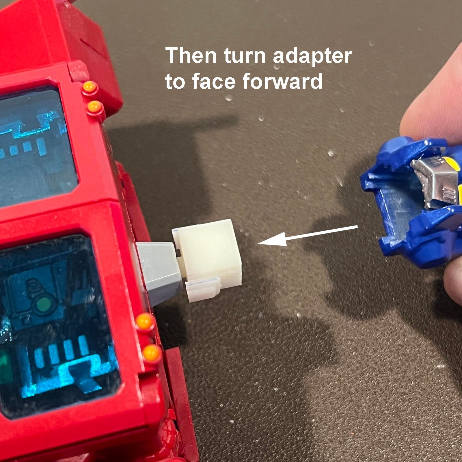 Custom 3D printed head upgrade for Magic Square MS-02
