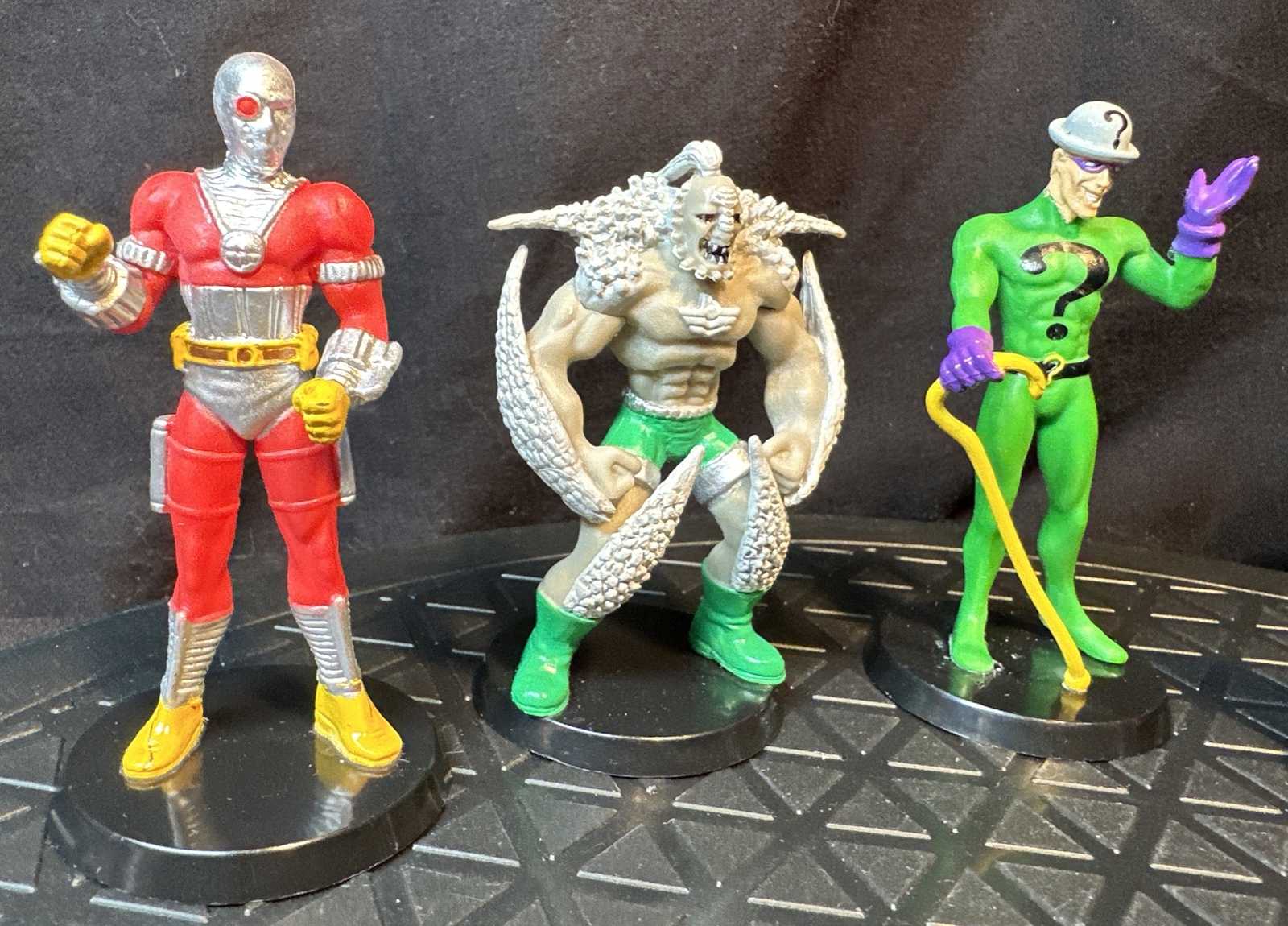 Superman Wonder Flash Riddler Deadshot Doomsday DC Comics Cake Topper Toy Figure