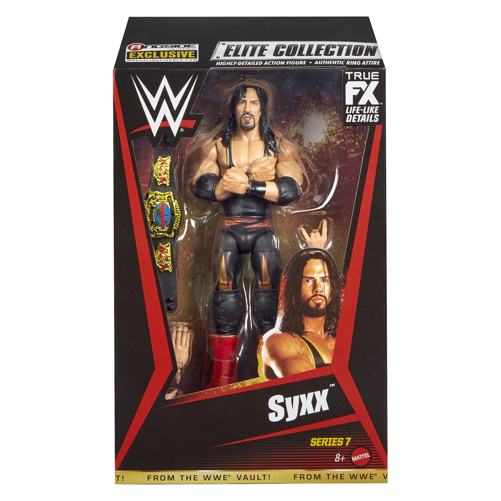 Syxx (Black & Gold) – WWE From the Vault Series 7 Toy Wrestling Figure