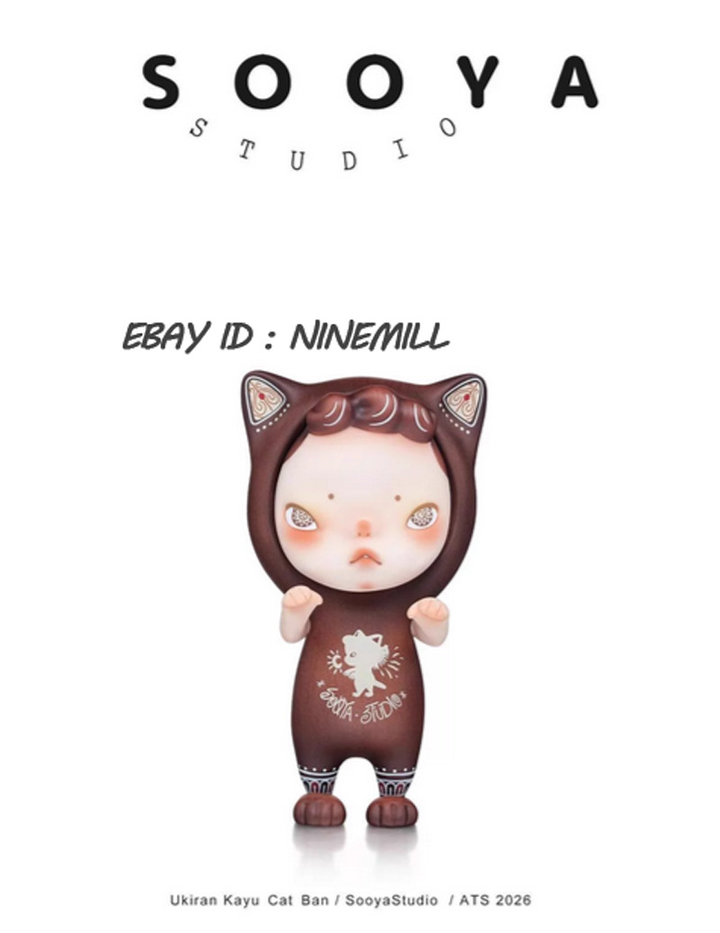 Sooya Studio Ukiran Kayu Cat Ban ATS 2026 Limited Edition Model Tidal Current