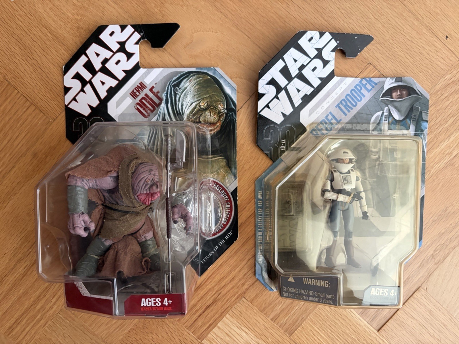 Star Wars 30Th Anniversary ￼Hermi Odlf and Concept Rebel Trooper ￼￼