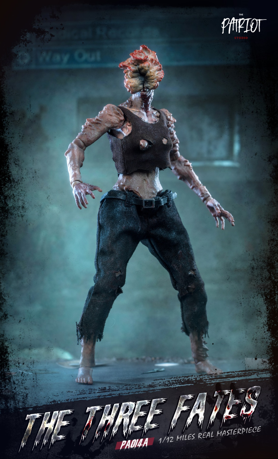 The Patriot Studio 1/12 Scale The Last of US Zombie Female 12&Prime; Action Figures