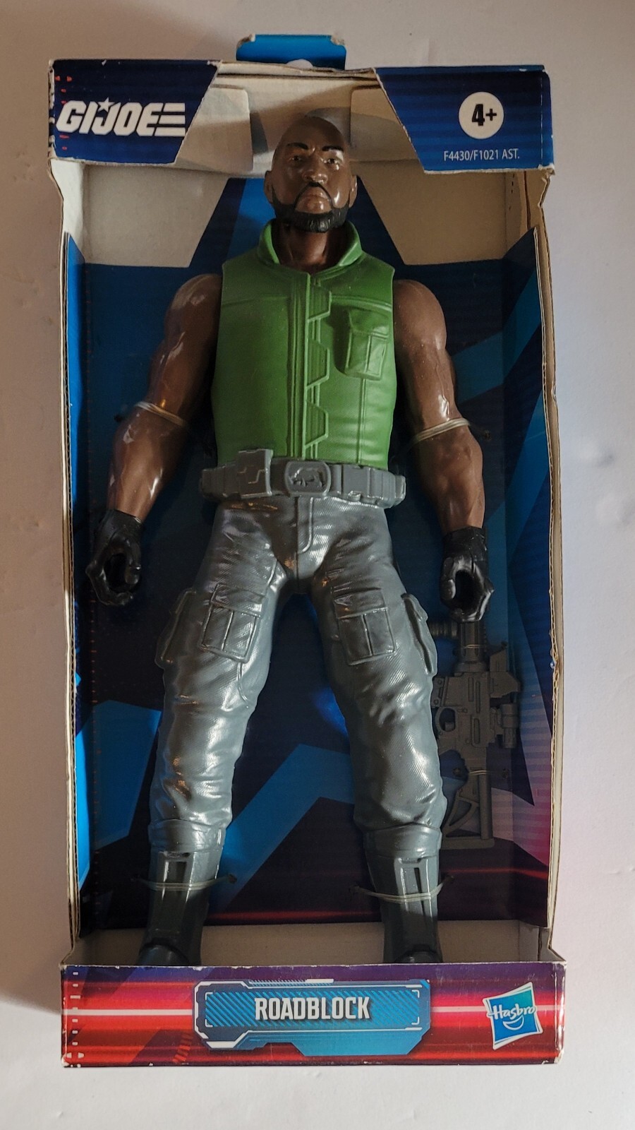 Gi Joe Roadblock 10&Prime; Action Figure Ages 4+ Birthday, Christmas Gift