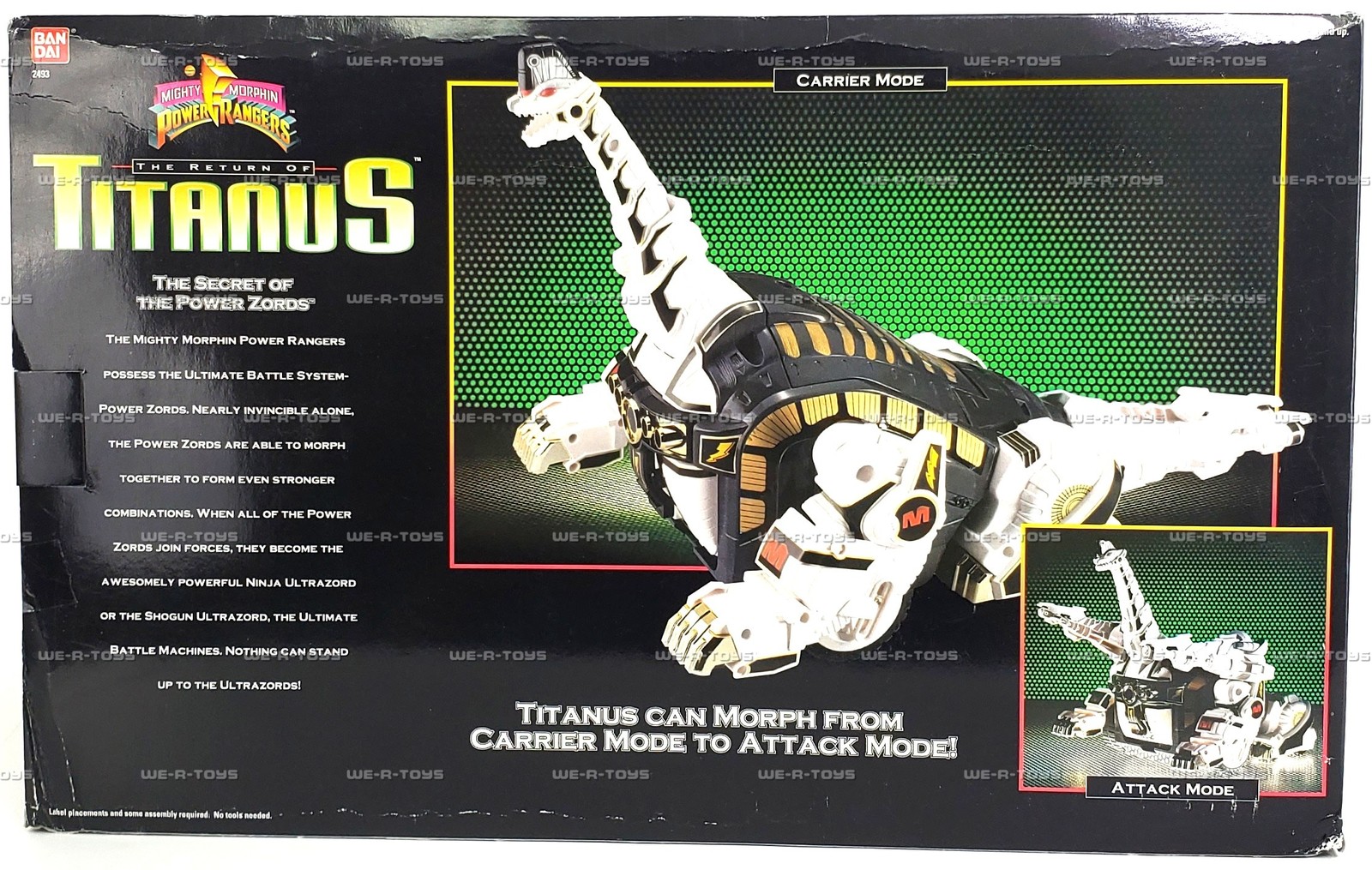 Mighty Morphin Power Rangers The Return of Titanus Figure 1995 Bandai #2493
