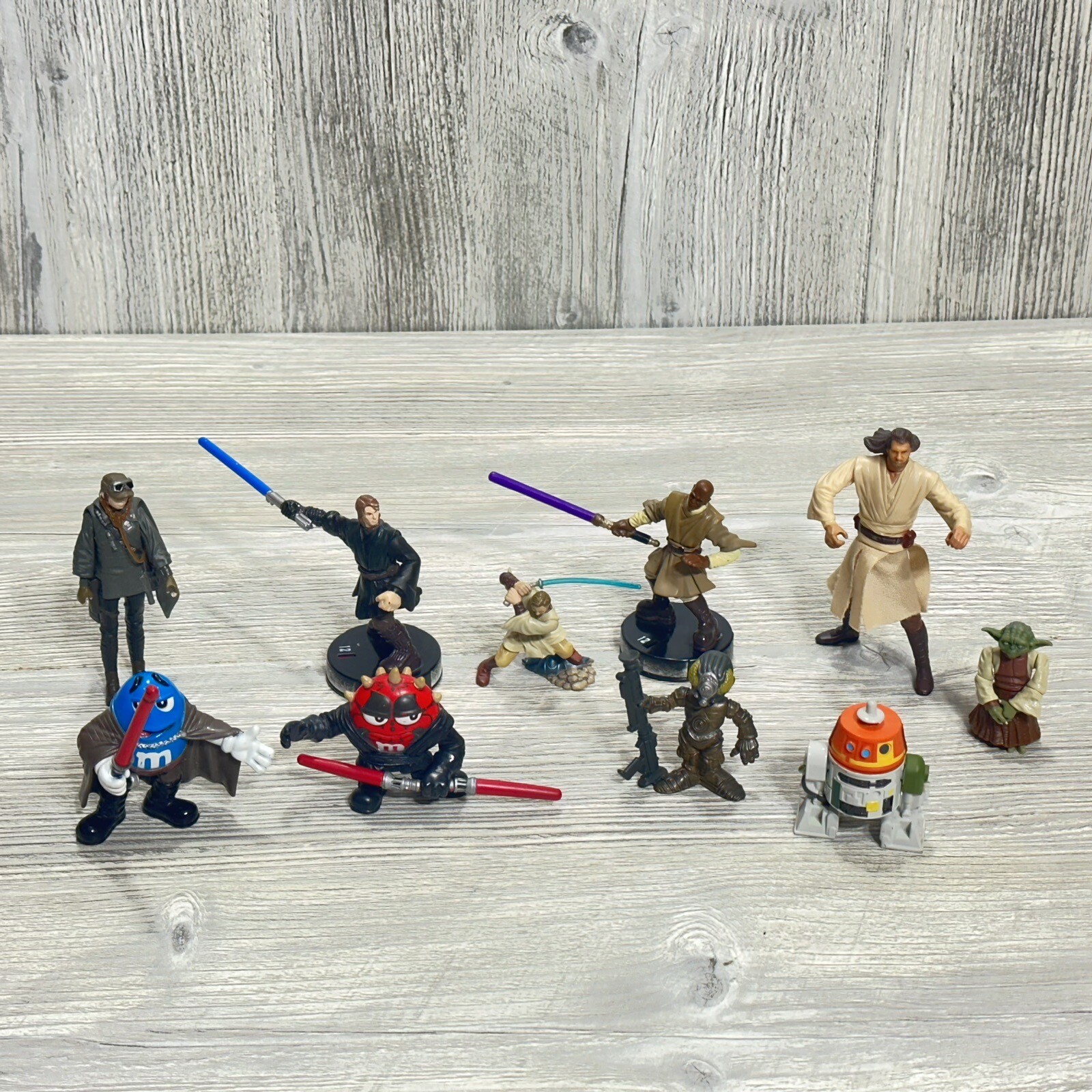 Playskool Star Wars Galactic Heroes Chopper C1-10P Lom Bounty Figure Mixed Lot