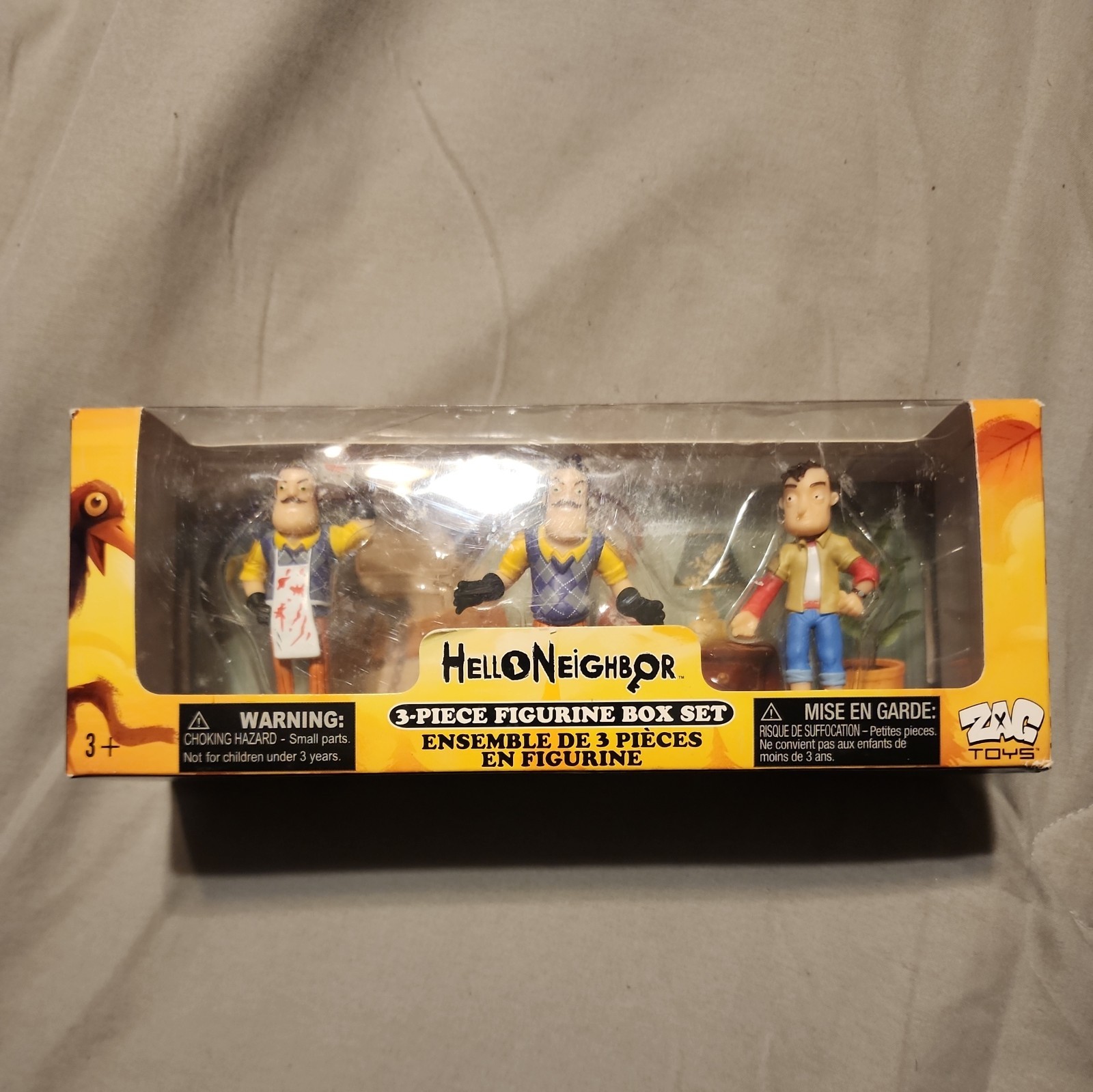 Hello Neighbor 3 Piece Action Figurine Box Set Zag Toys from the video games