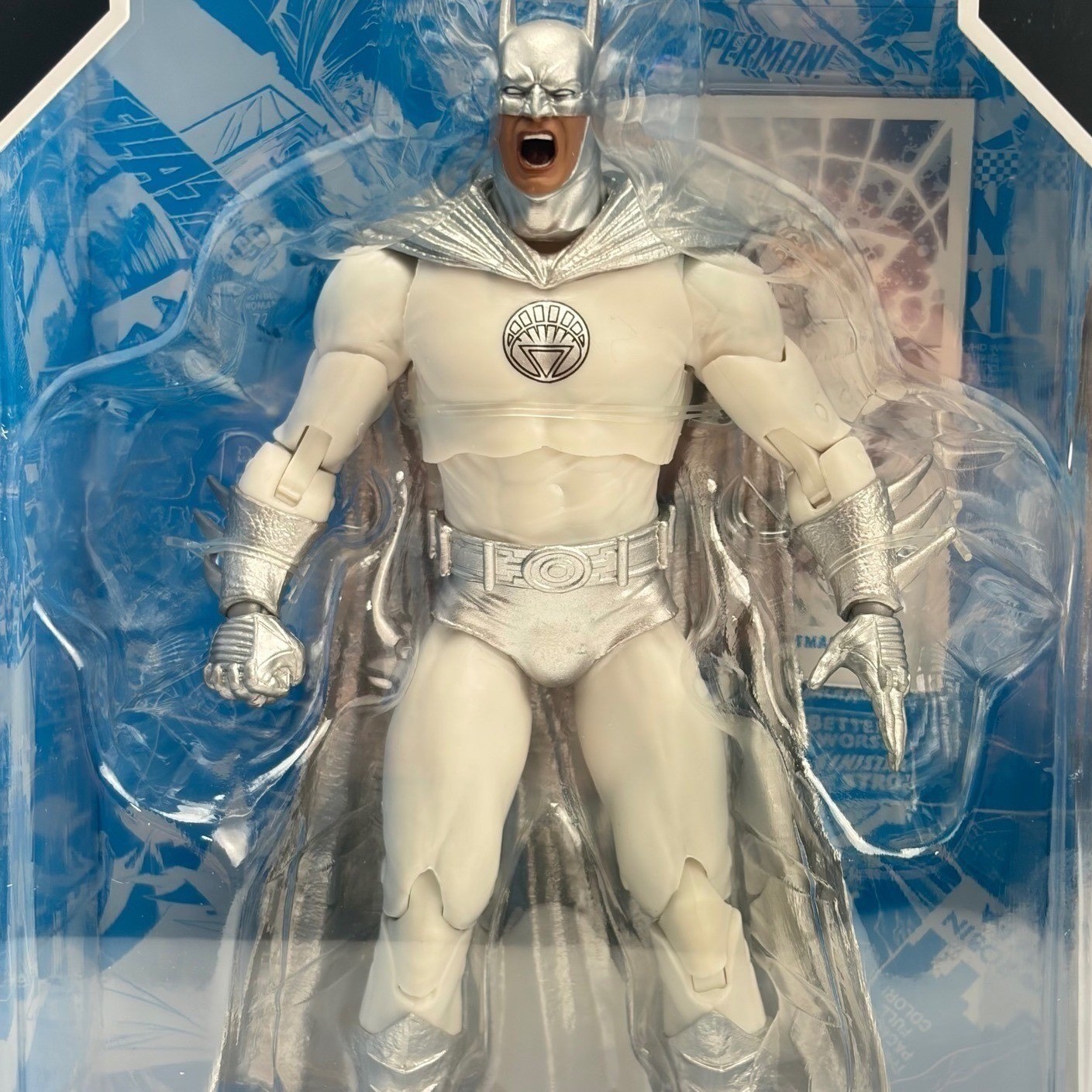 McFarlane DC Multiverse White Lantern Batman Figure Brightest Day In Hand!