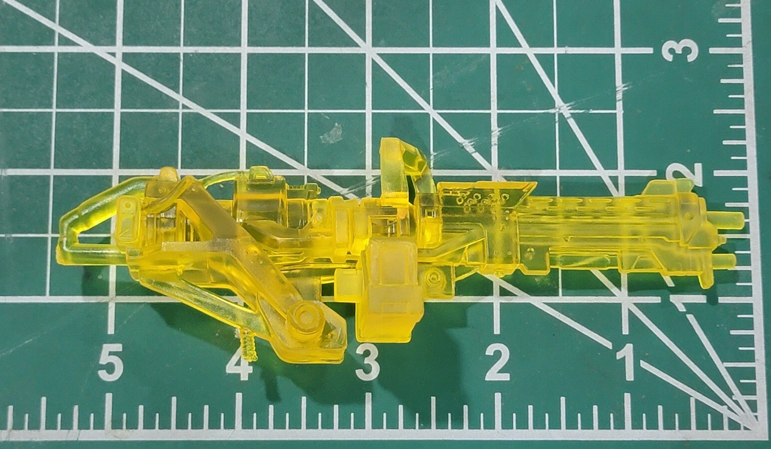 Custom Resin Yellow Construct Gatling Gun for 1:10 Figures Lantern Sinestro DC