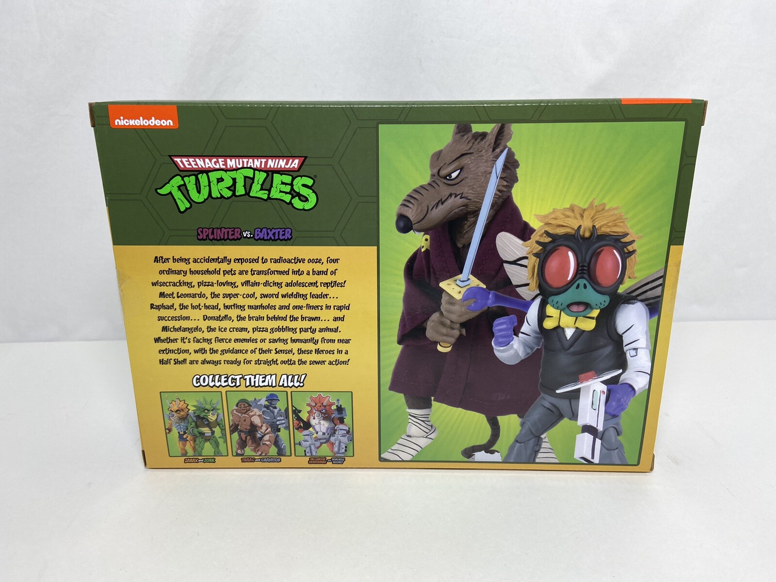 SPLINTER and BAXTER STOCKMAN TMNT 2 PACK NECA TARGET EXCLUSIVE NEW
