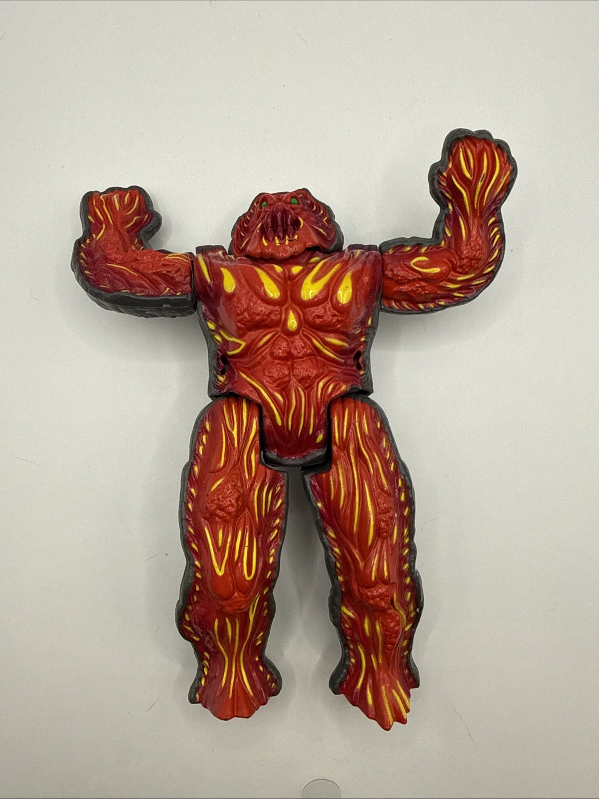 Vintage 1986 Loose Inhumanoids Magnokor Lava Rock Monster 7&Prime; Action Figure VTG