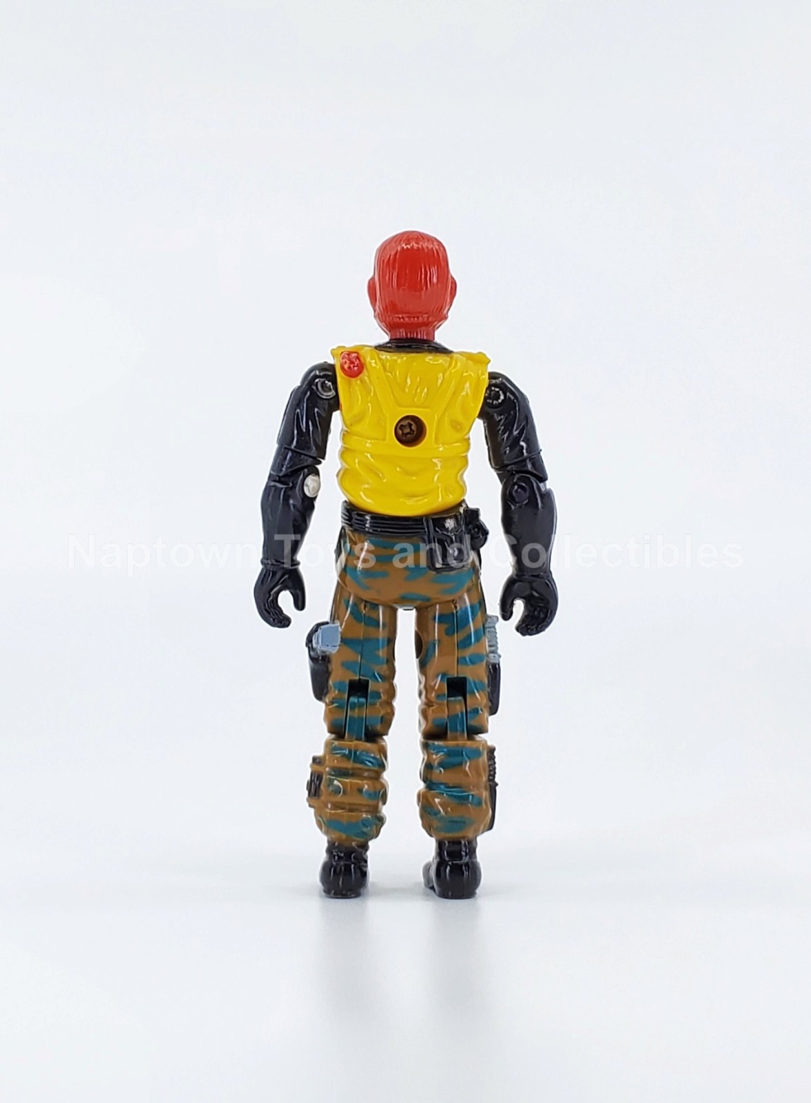 GI JOE FUNSKOOL RED YELLOW BEACH HEAD VARIANT FIGURE COMPLETE FUNSKOOL INDIA