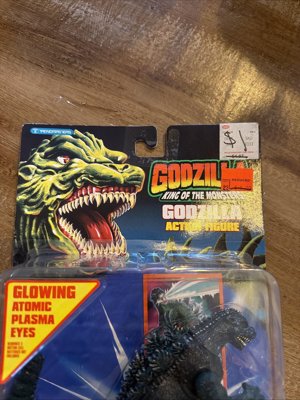 Trendmasters GODZILLA Glowing Atomic Plasma Eyes Action Figure