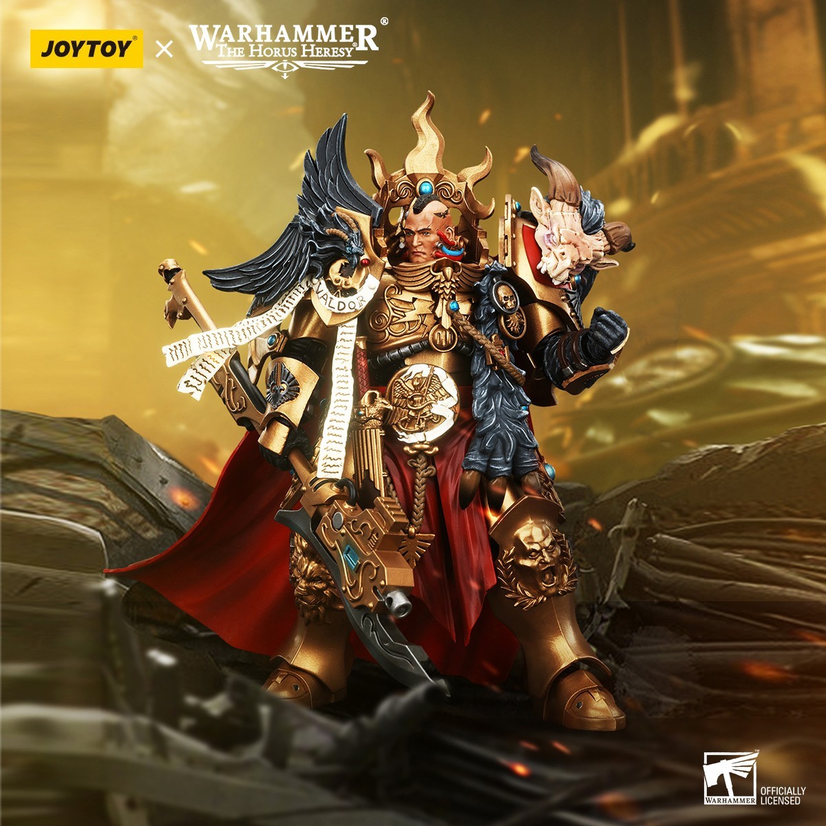 JOYTOY Warhammer 40K 1/18 Legio Custodes Constantin Valdor Captain-General
