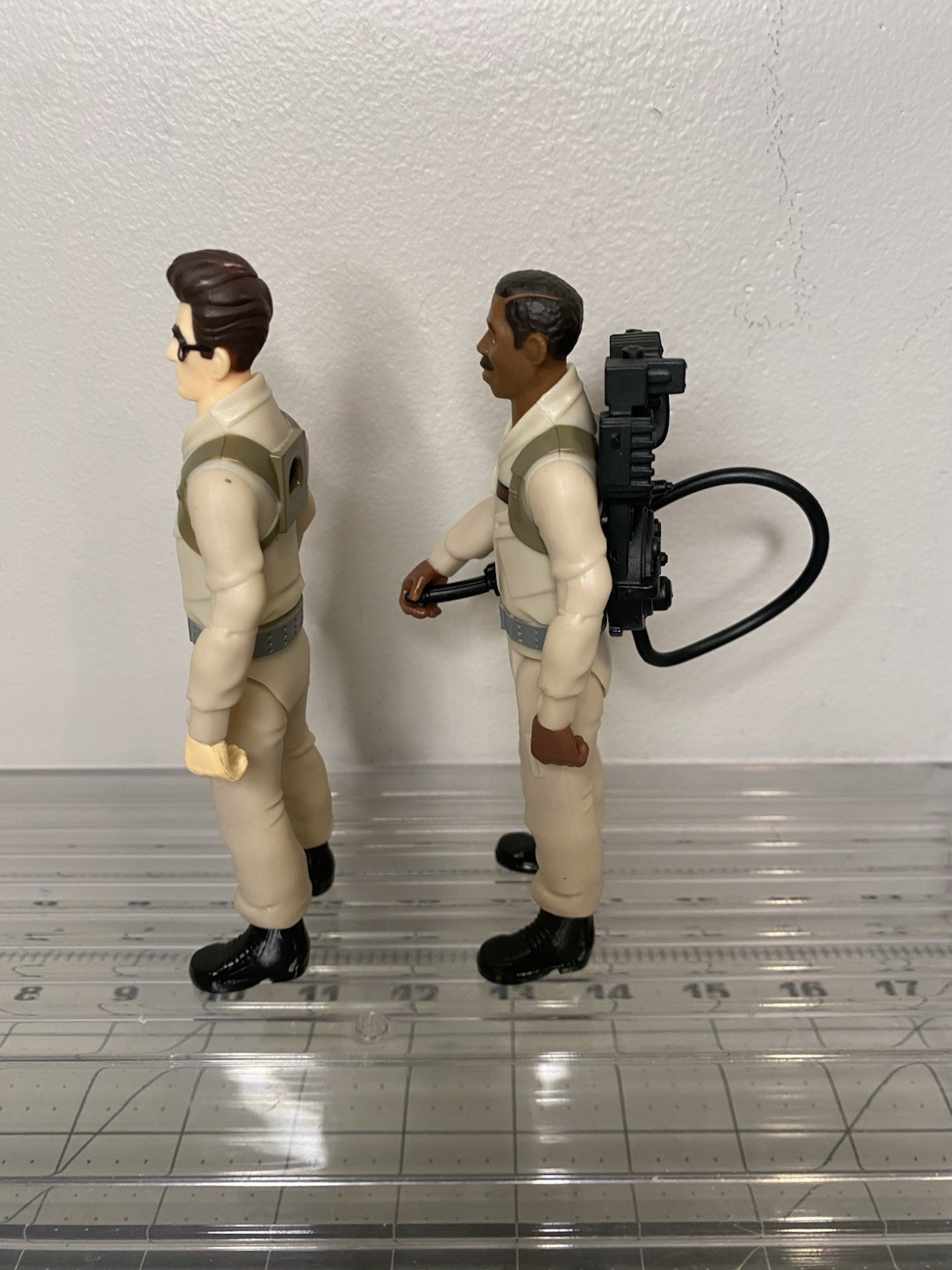 Ghostbusters Egon Spengler + Winston Zeddemore With Proton Pack Action Figures