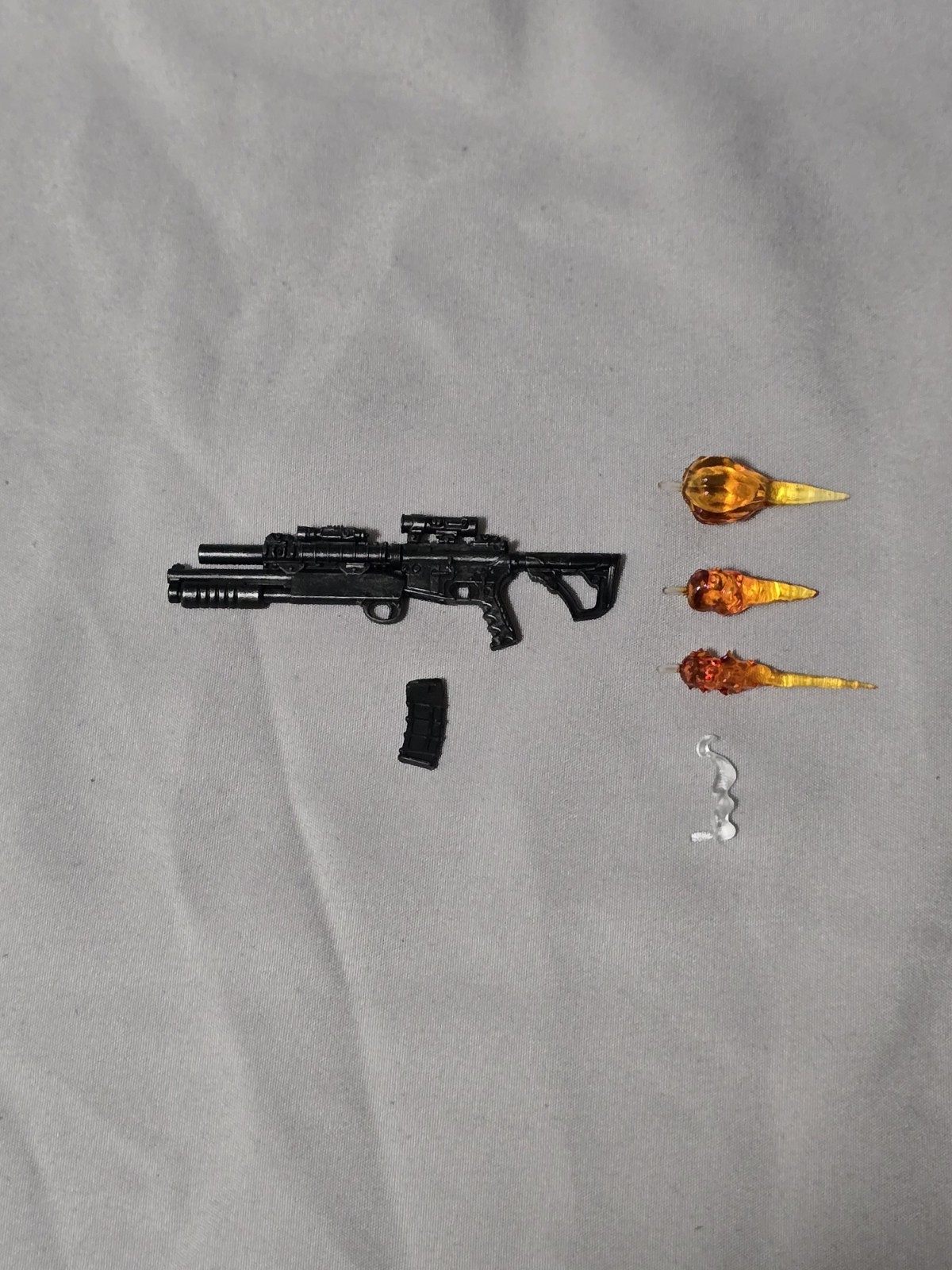 Monster Force Phantom Corps Command Unit Machine Gun + Effects 6&Prime; Custom Fodder