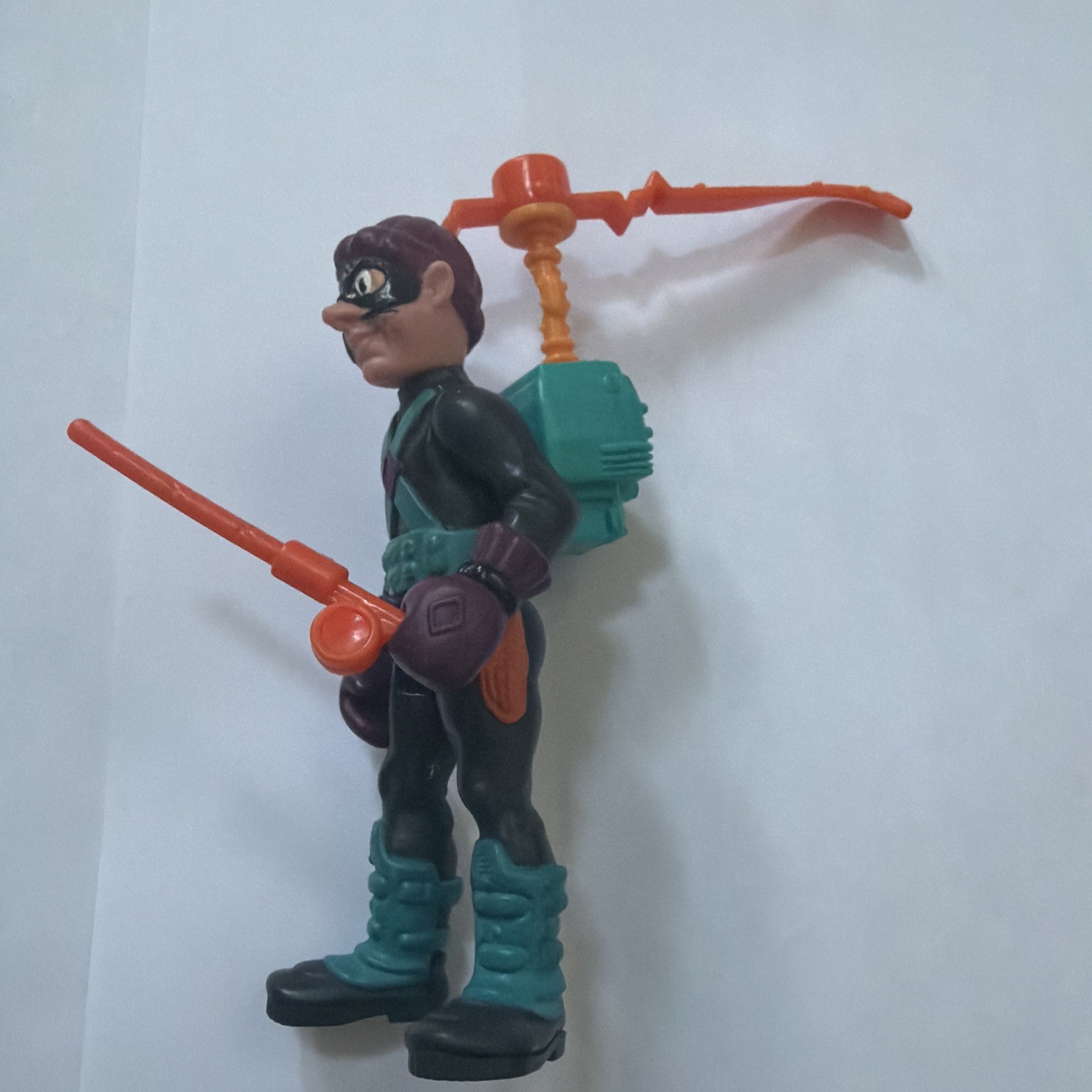 Police Academy CLAW the Cat Burglar 4.5&Prime; Rare Vintage Action Figure Kenner 1989