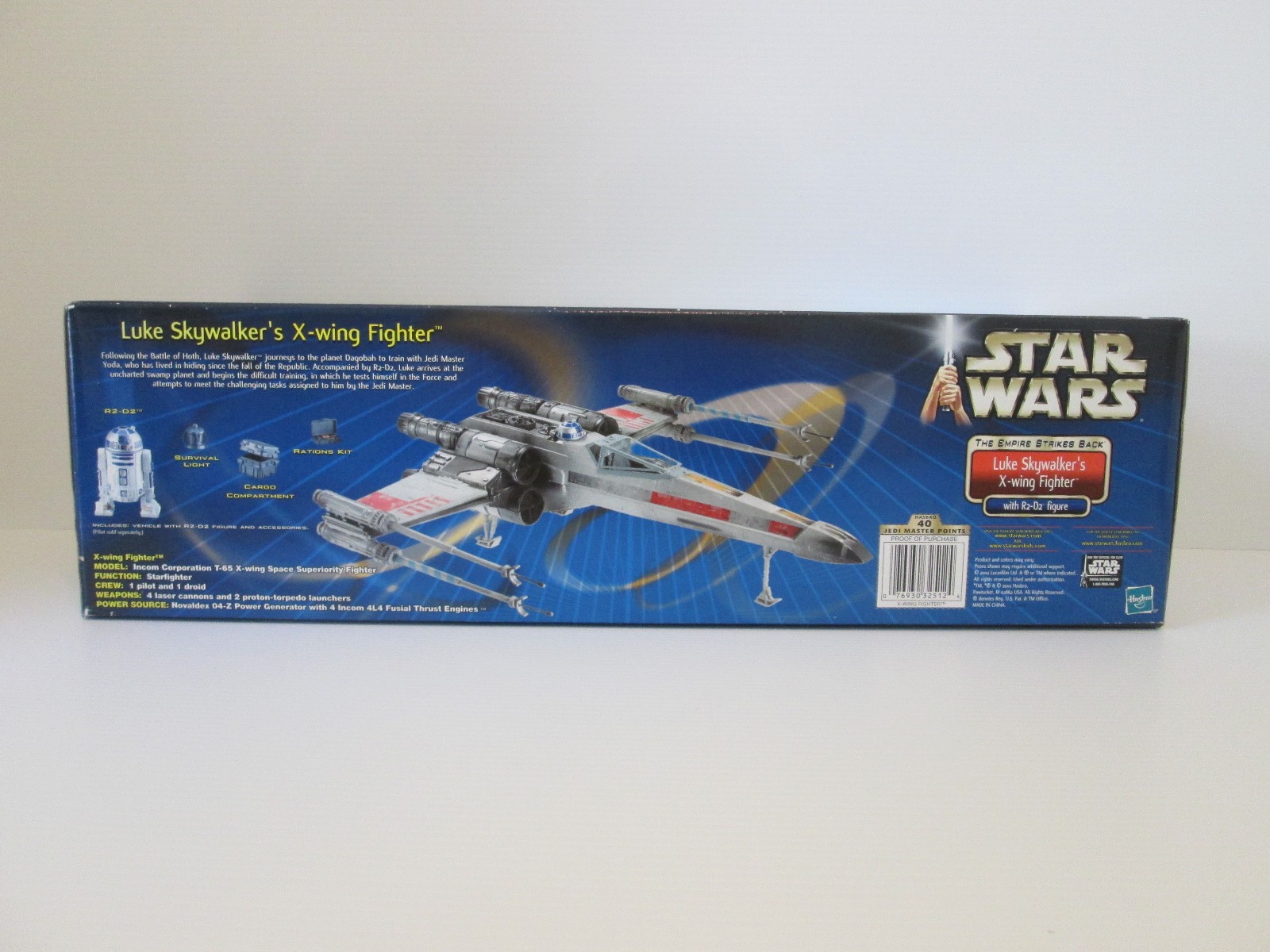 Star Wars The Empire Strikes Back Luke Skywalker&rsquo;s X-Wing Fighter with R2-D2 New