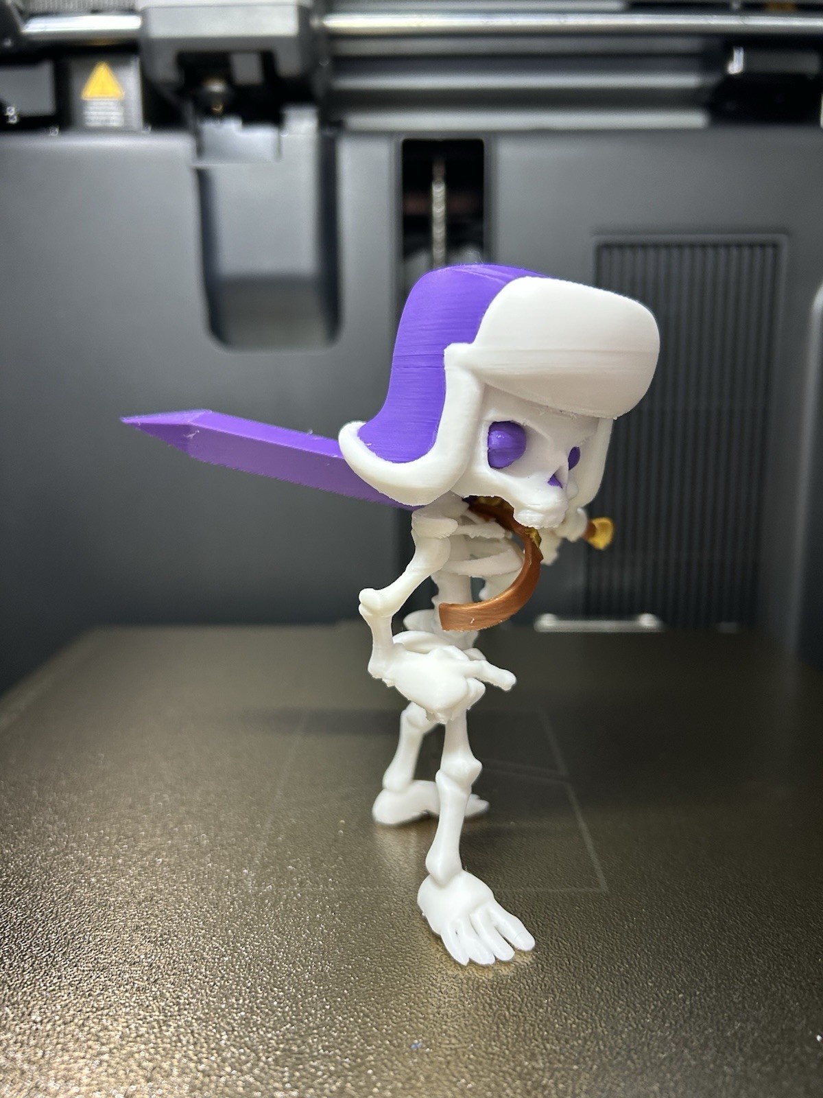 Evolution Skeleton Clash Royale – 4.5 in 3D Printed Videogame Figurine *FRAGILE*