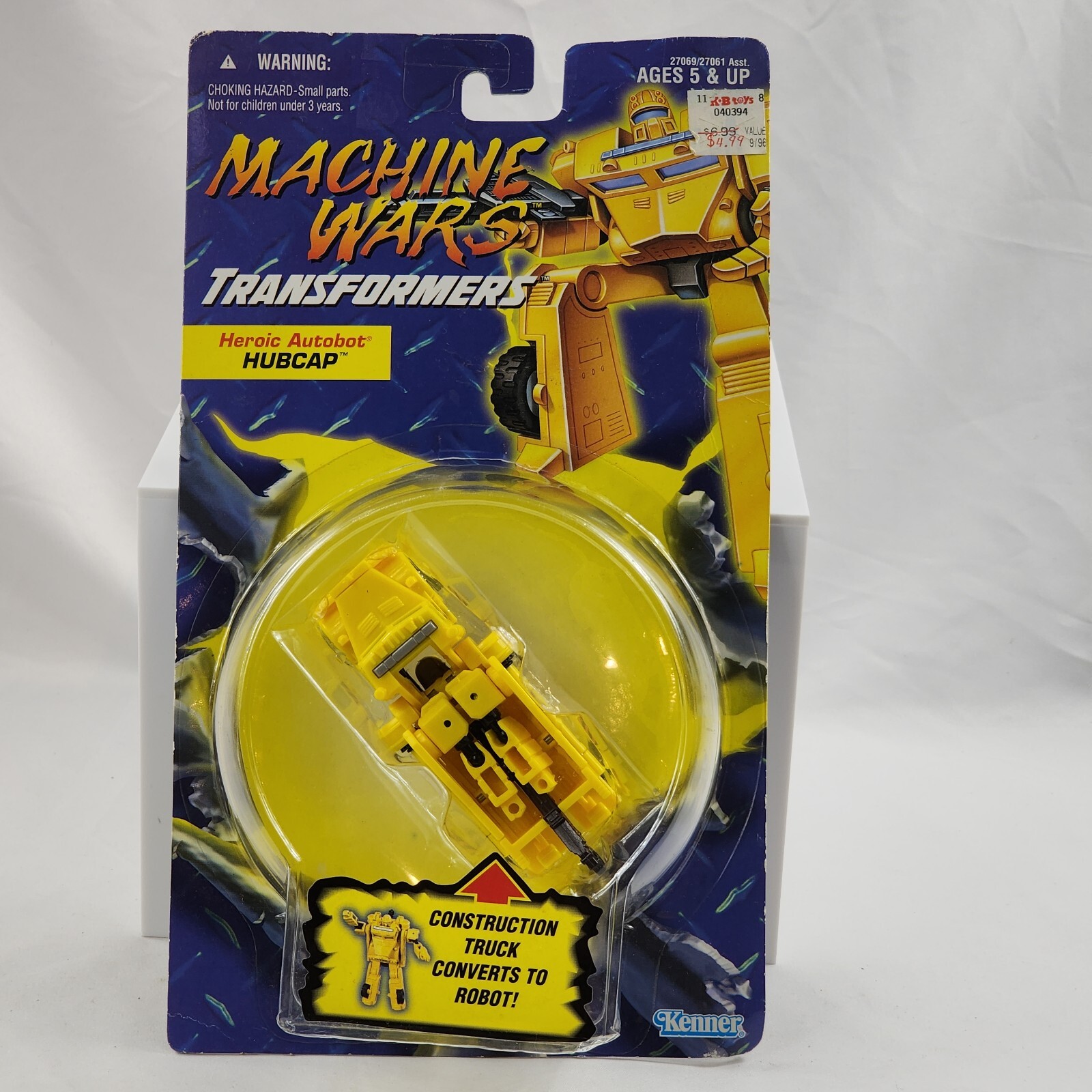 Transformers Machine Wars Hubcap Heroic Autobot NEW Sealed on Card 1996 Hasbro