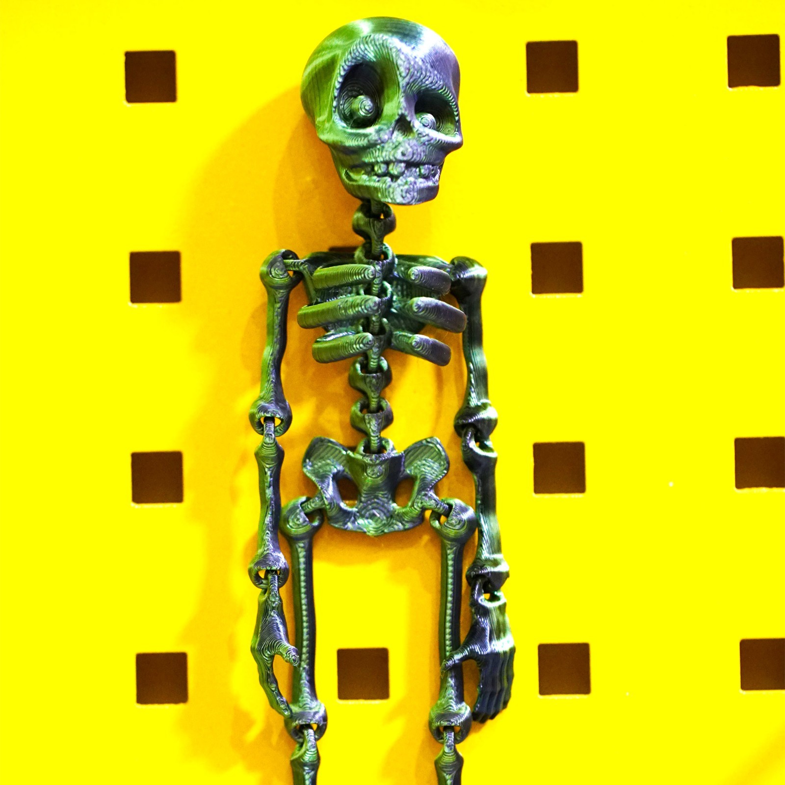 2PCS 3D Printed Skeleton Man Model,Articulated Animals figure,Toys Home Decor