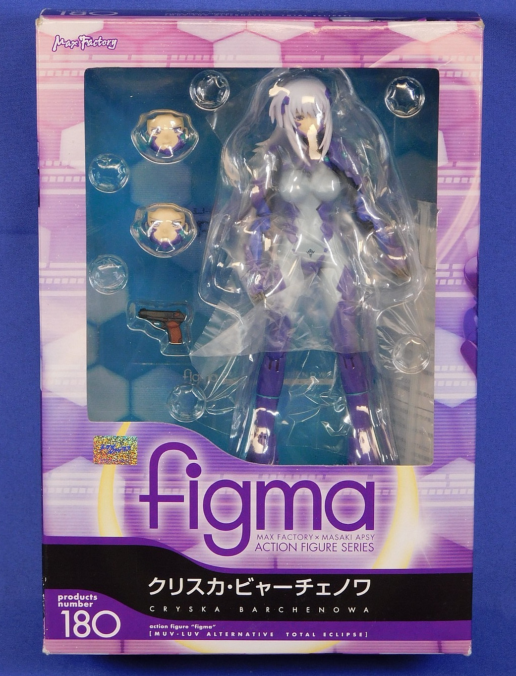 IN USA FIGMA 180 CRYSKA BARCHENOWA MUV-LUV ALT FIGURE OPENED