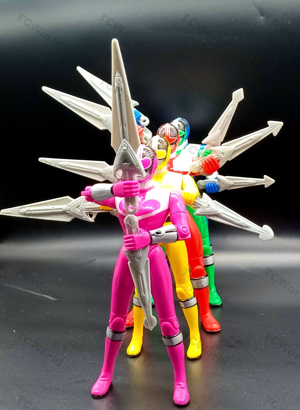 Power Rangers Time Force 5 “Time Force Rangers ” (Complete Base Set)