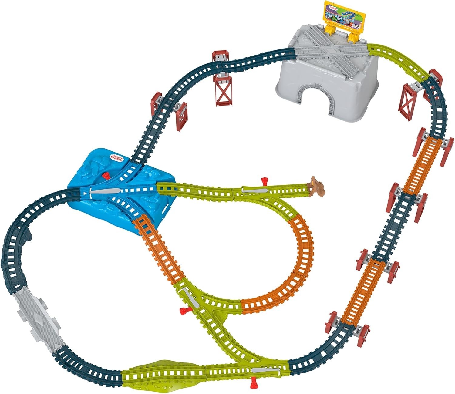 Train Tracks Set for Diecast & Motorized Trains