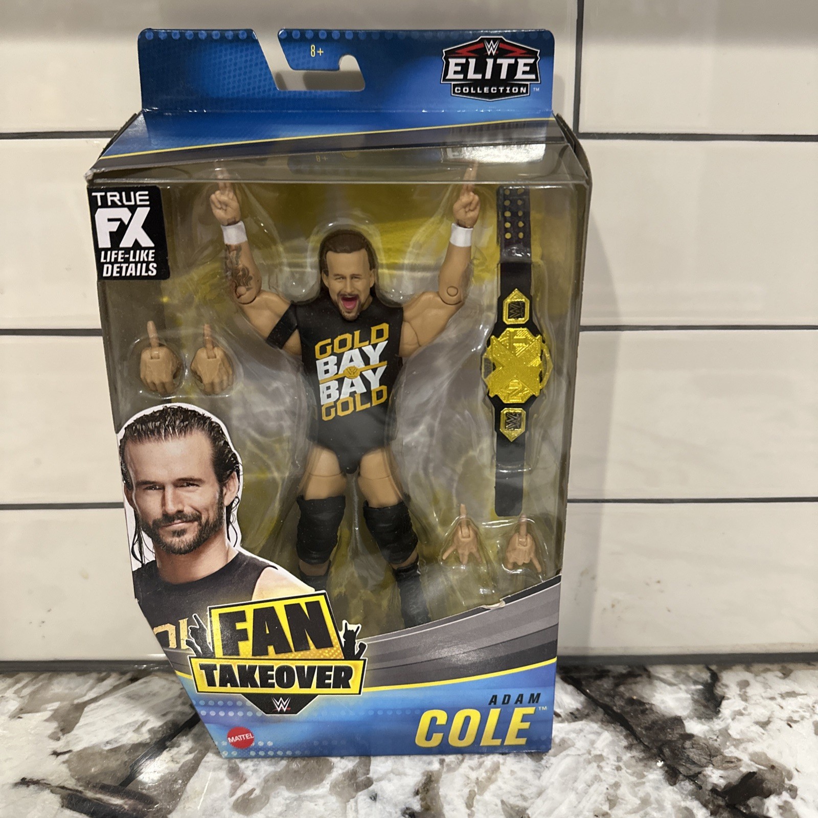 ADAM COLE WWE Elite Fan Takeover 6&Prime; Undisputed Era NXT AMAZON EXCLUSIVE