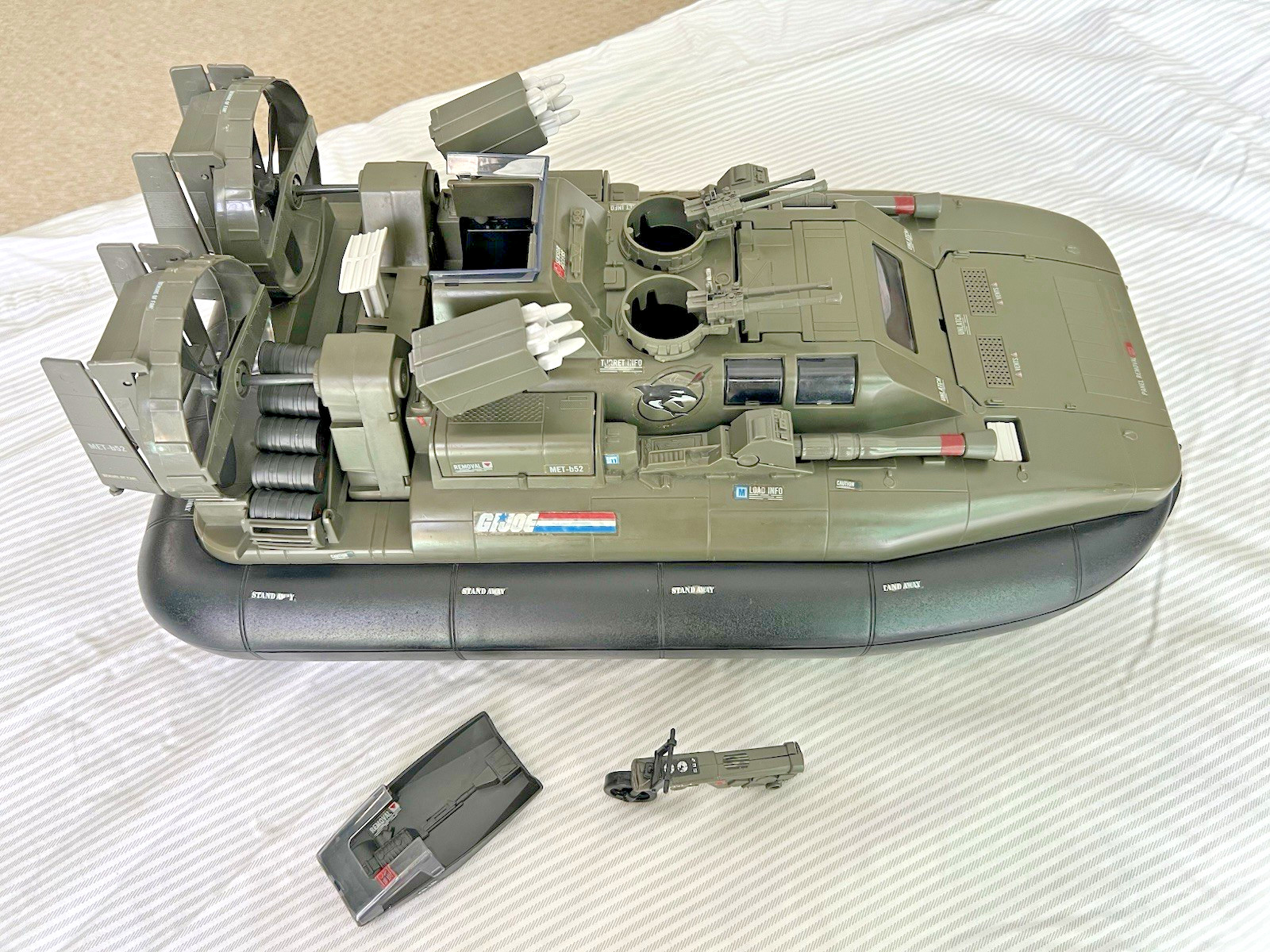 Vintage 1984 Hasbro GI Joe ARAH – KILLER W.H.A.L.E. Hovercraft 100% Complete