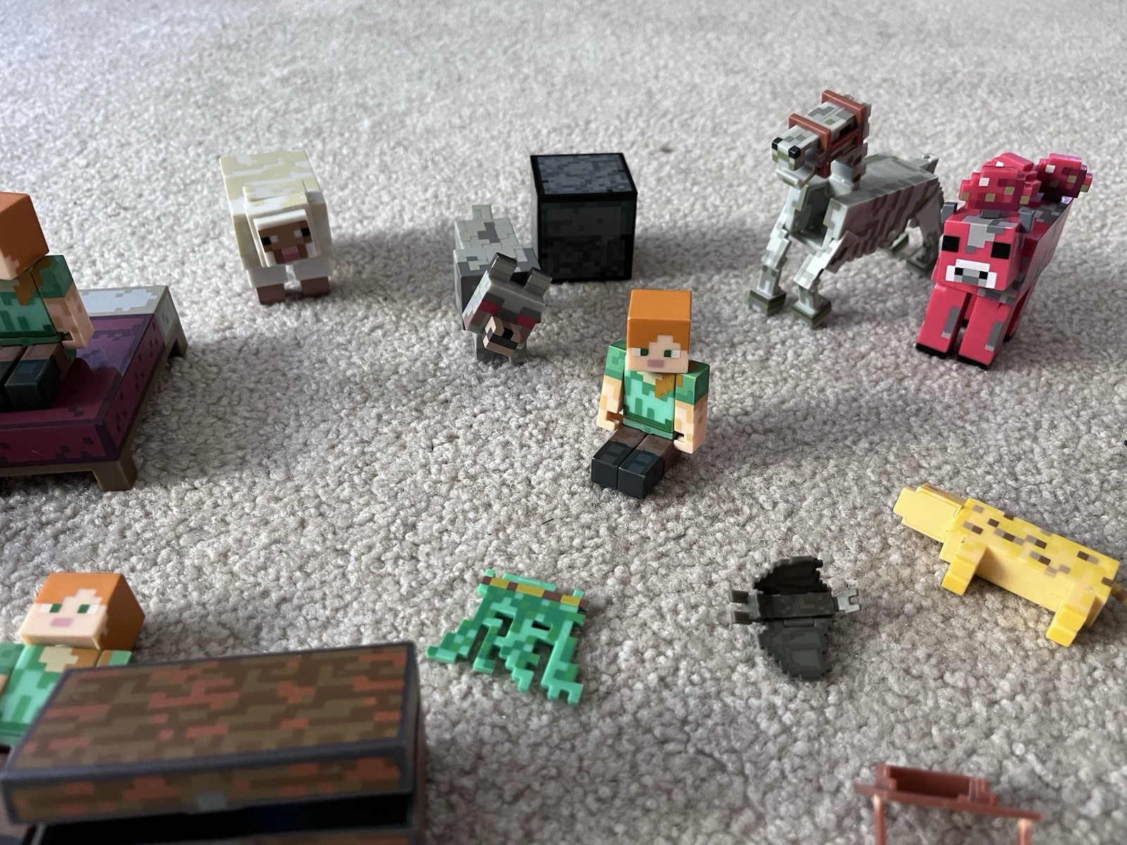 minecraft figures lot