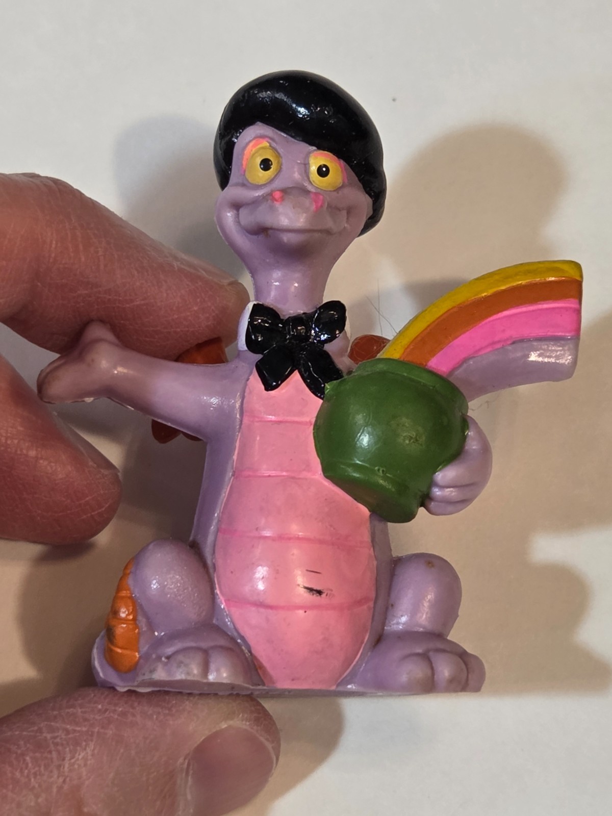 4 VTG 1982 Walt Disney World Epcot Center Figment 2.3/4&Prime; PVC Figures
