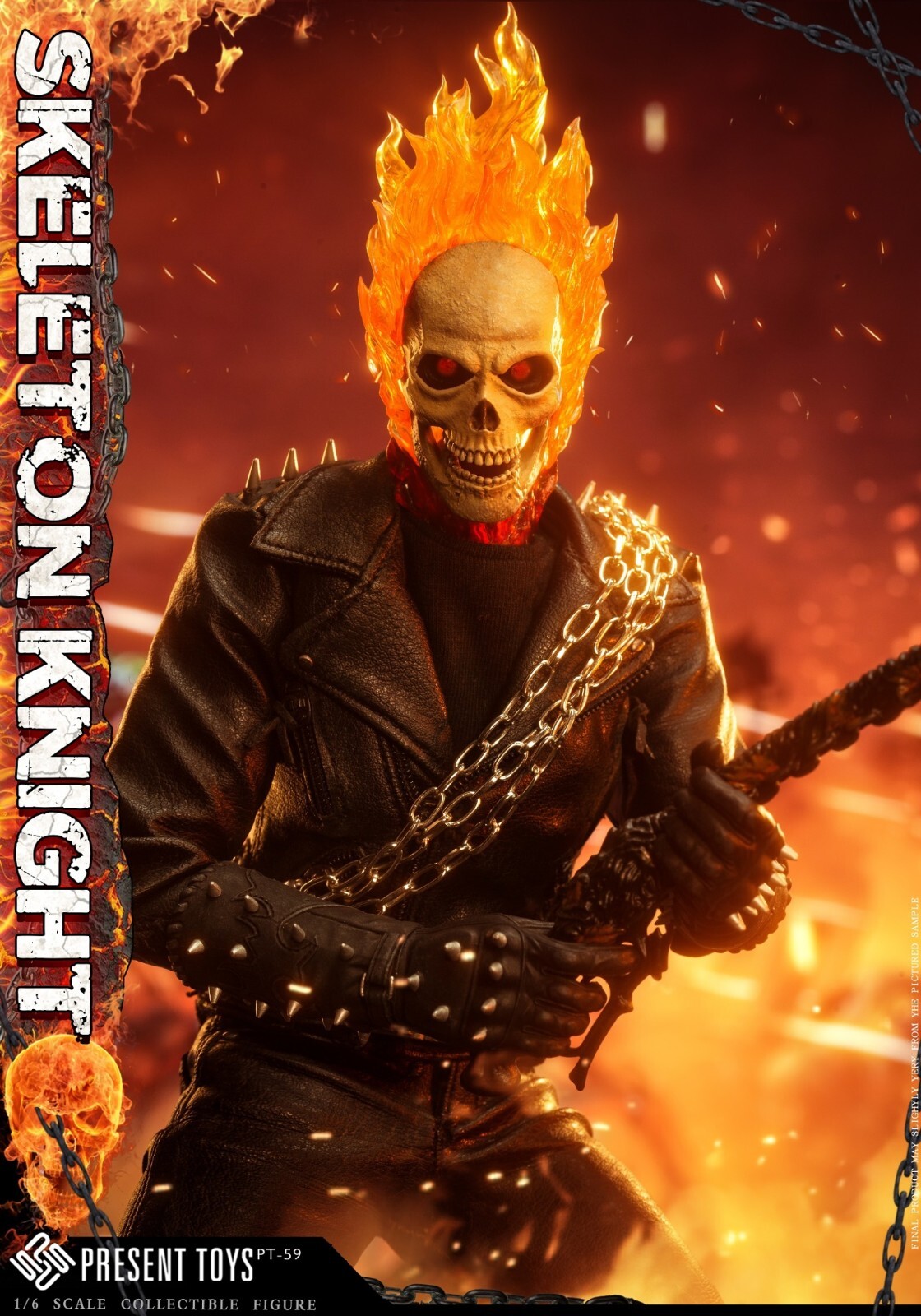 PRESENT TOYS PT-sp59 Hell Skeleton knights Ranger(light-up) 1/6 FIGURE IN STOCK