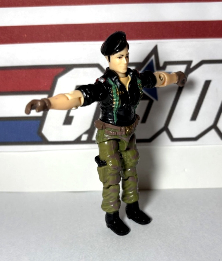 GI Joe Funskool Flint *100% COMPLETE w/UNCUT CARD BACK, Nice! Vintage 1993 India