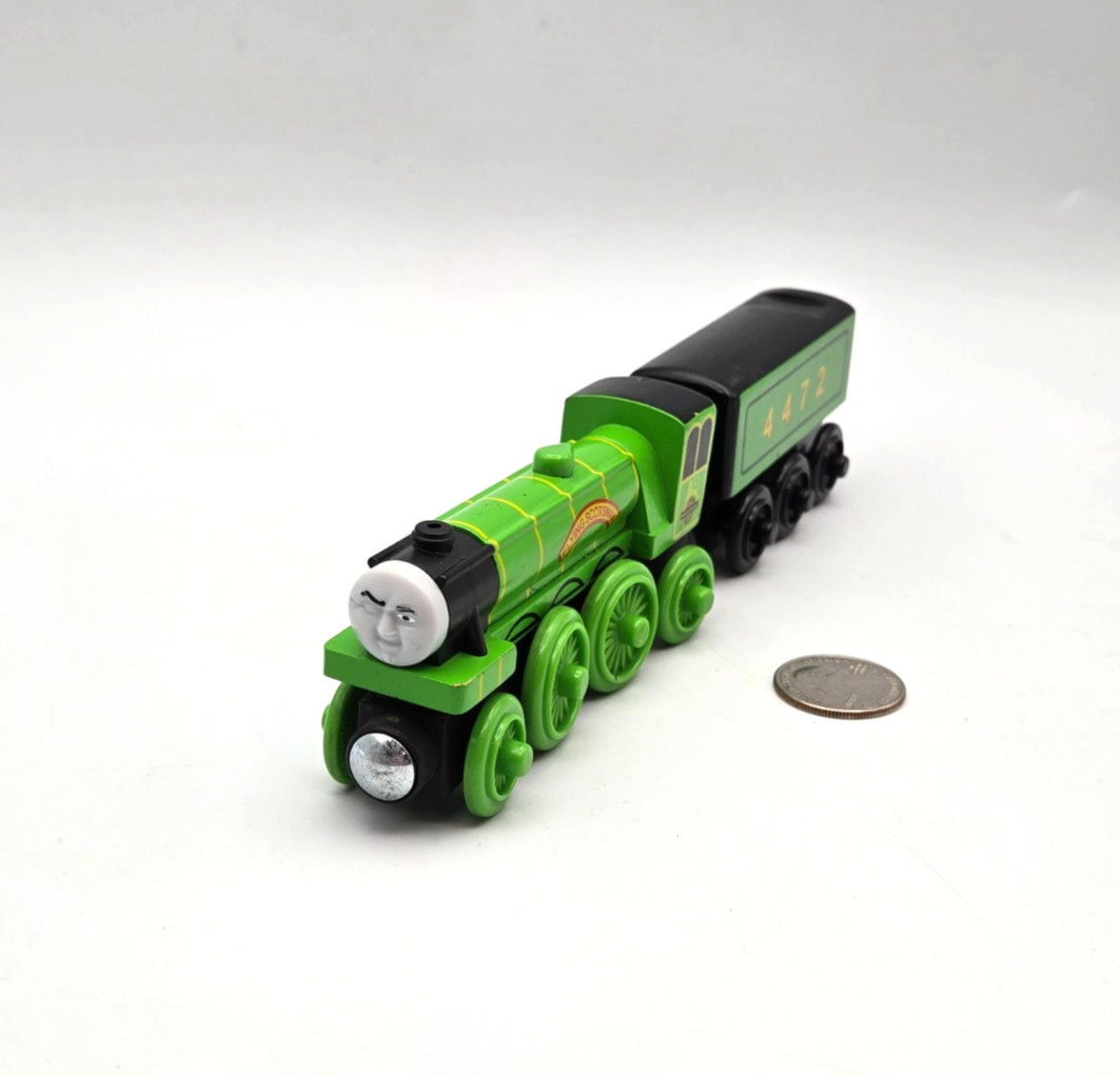 Thomas Friends Wooden Railway Train Tank – Flying Scotsman Engine & 4472 Tender