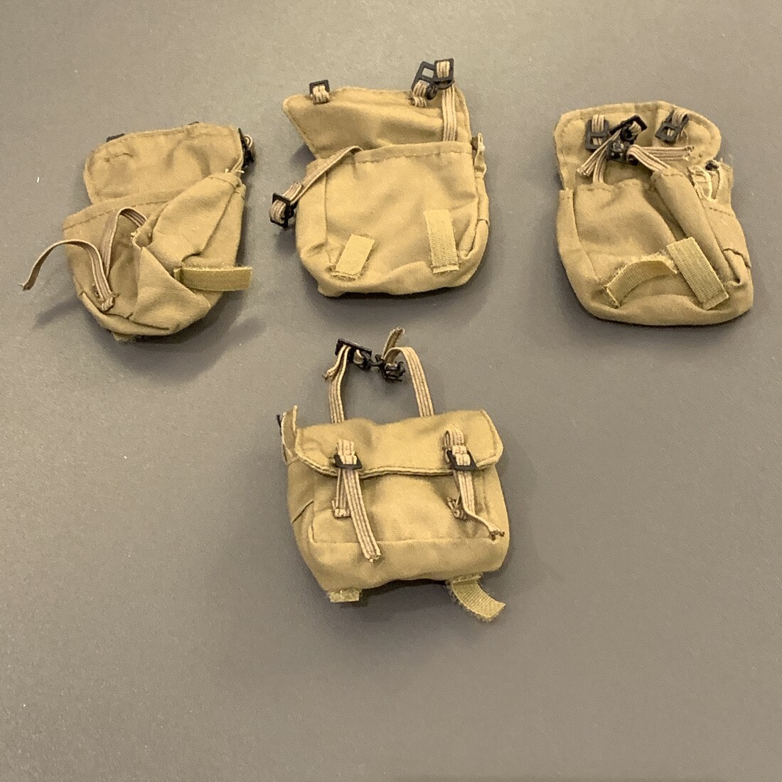 4X 1:6 WWII Paratrooper Soldier Backpack 12&Prime; GI JOE BBI Dragon Accessory Toys