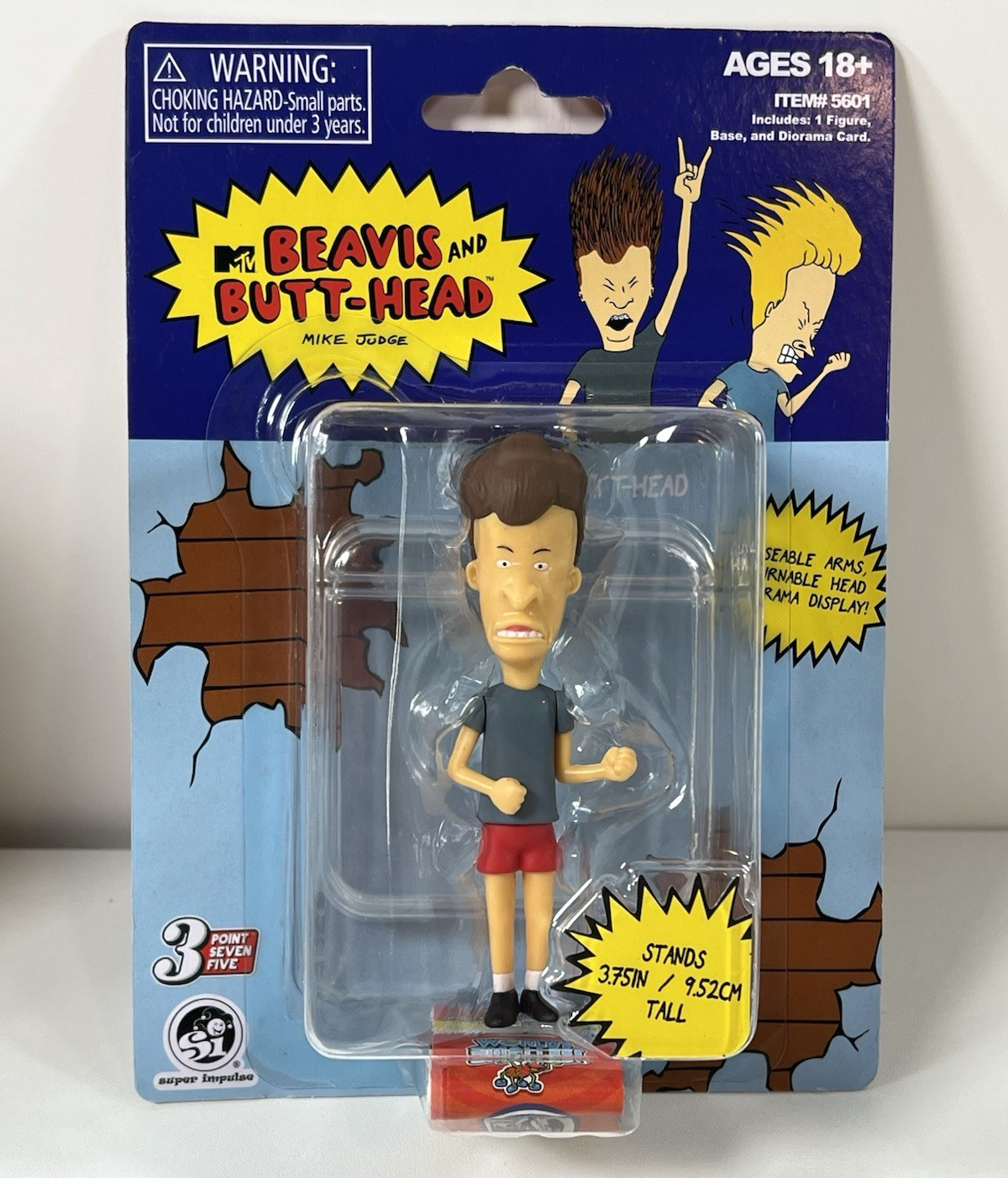 Beavis and Butt-Head Poseable Figure Set 3.75” Super Impulse 2023 MTV Mike Judge