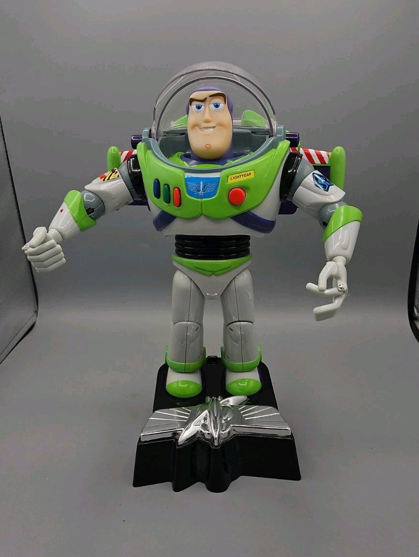 1997 Talking Buzz Lightyear Room Guard edition With Stand/wall Mount READ WORKS