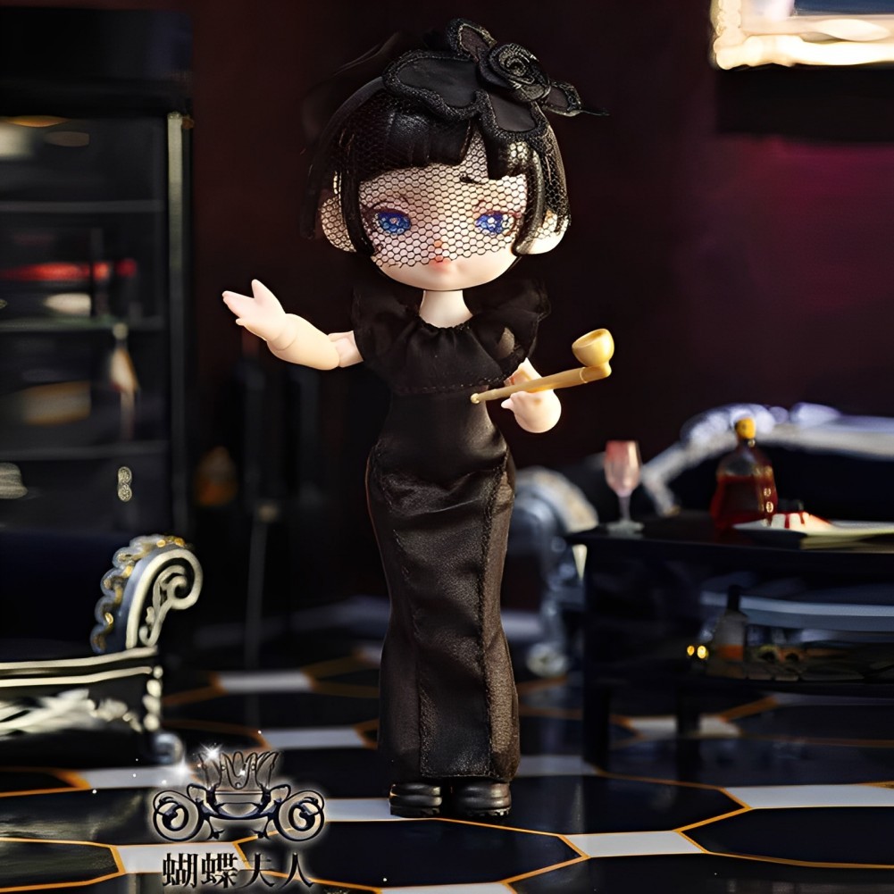Laura Black & white spectral Series Movable Doll Confirmed Blind Box Figure Toy