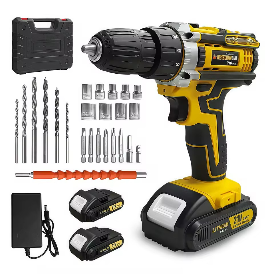 Lithium battery-powered screwdriver, electric screwdriver, electric hand drill,