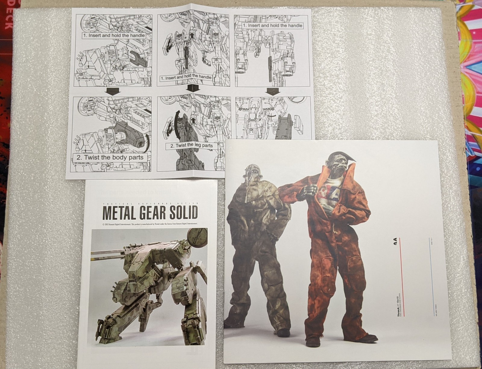 Metal Gear Solid REX 1/48 Full Size Old Snake MGS MGS4 NA Seller