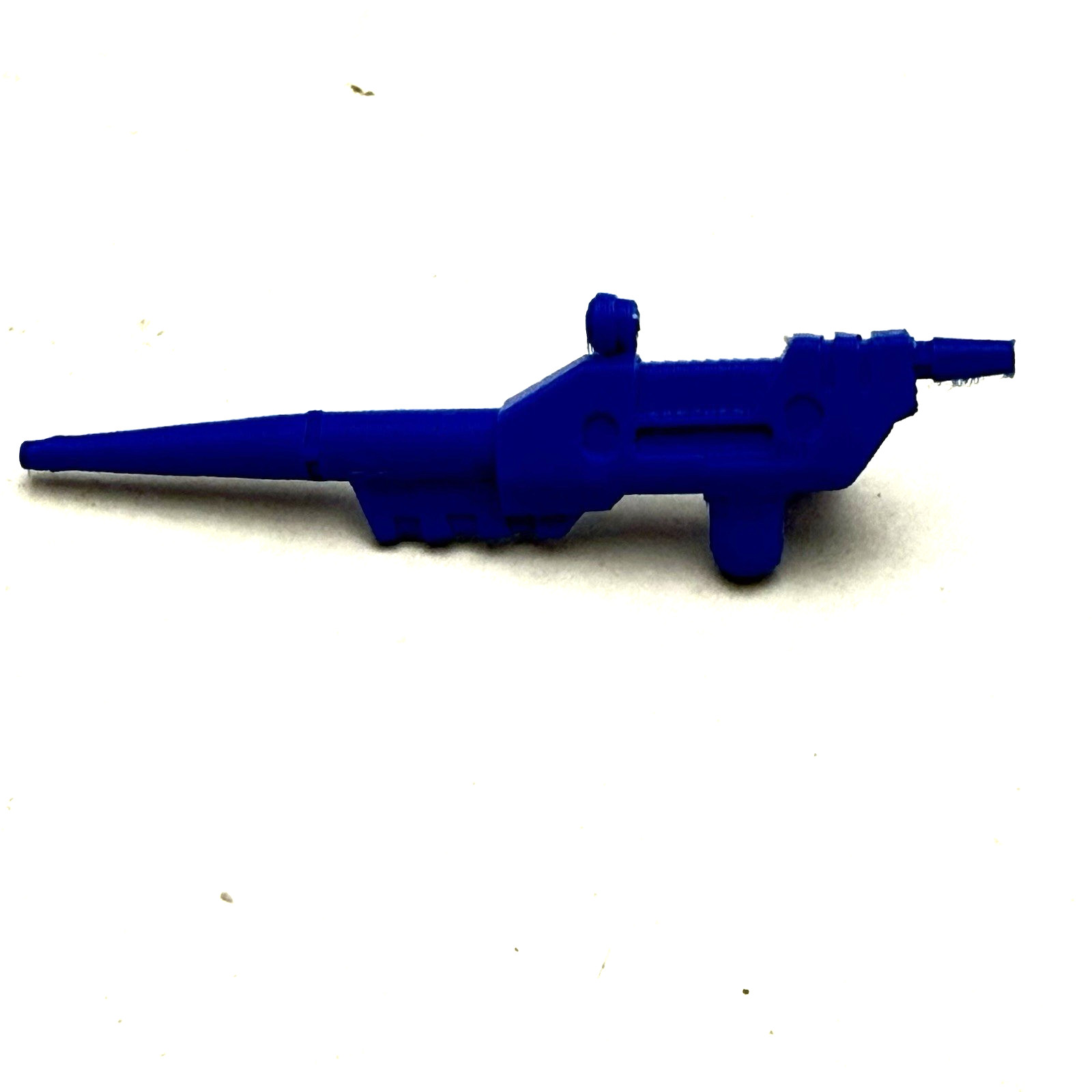 Transformers G1 Scourge 3D Printed Replacement Gun With Blue PLA