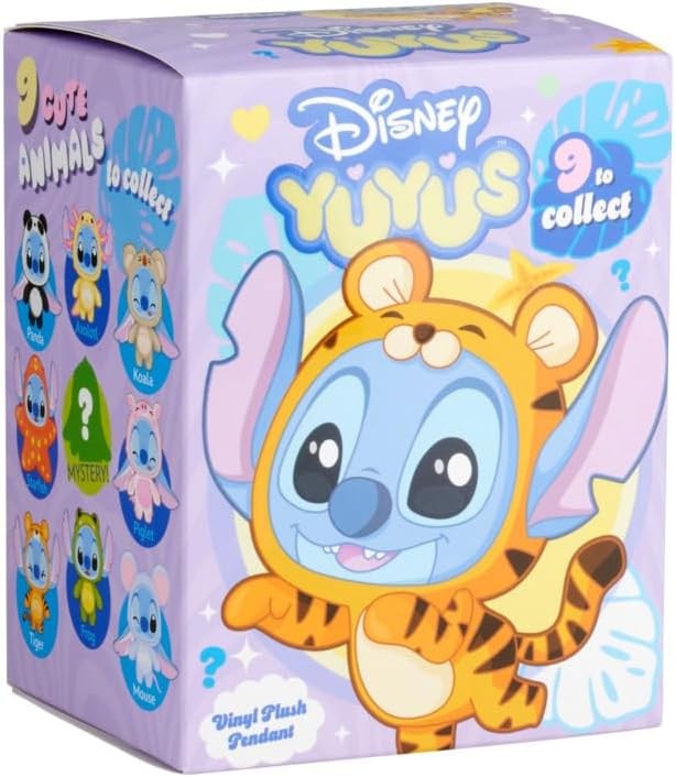 Simba Official Disney Yuyu&rsquo;s Stitch Blind Box Vinyl Plush Collectible – 1 suppli