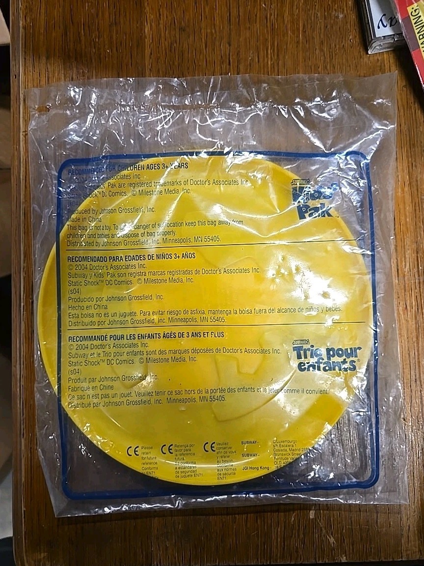 Subway Action Figure DC Comics Static Shock Static Sky Surfer disc New Sealed