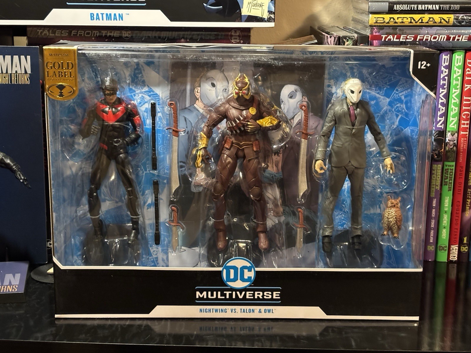 McFarlane DC Multiverse Nightwing/Court Of Owls Gold Label/3 Pack. New