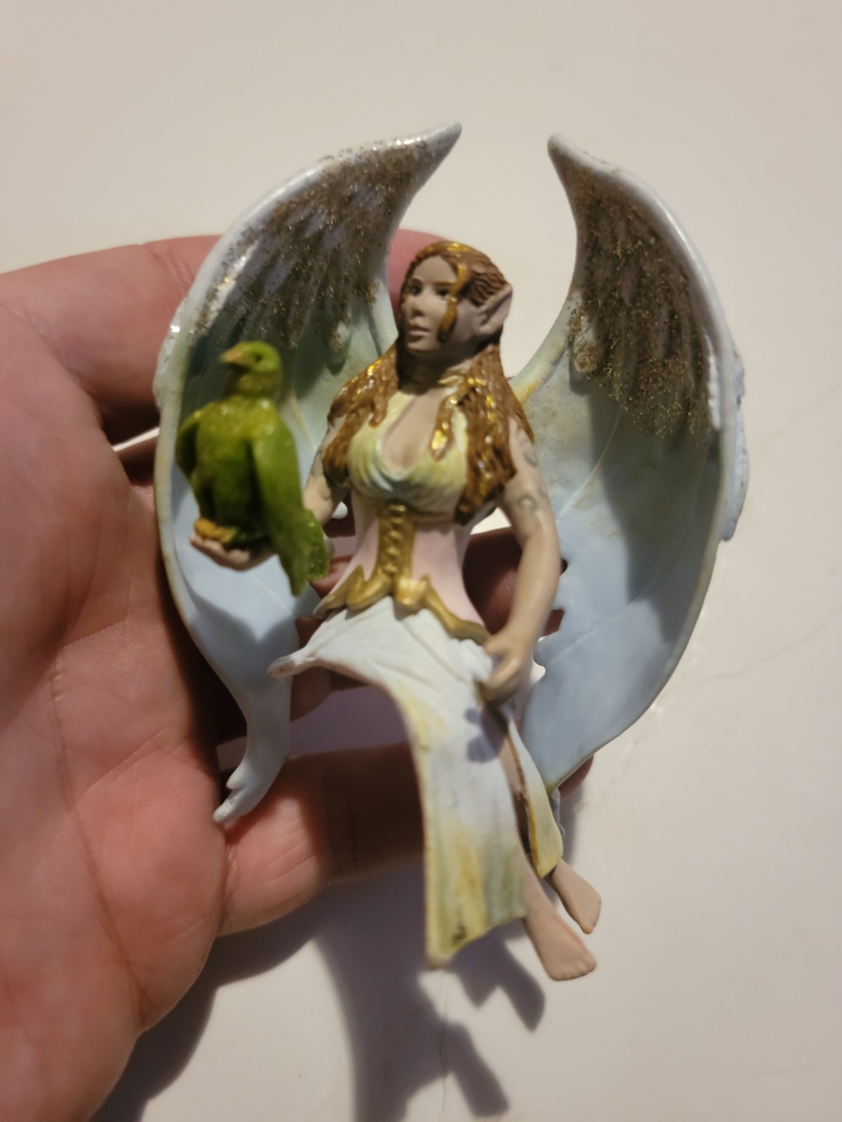 Schleich Elfen Bayala Elf-Fairy – Surah Figure & Parrot/Bird