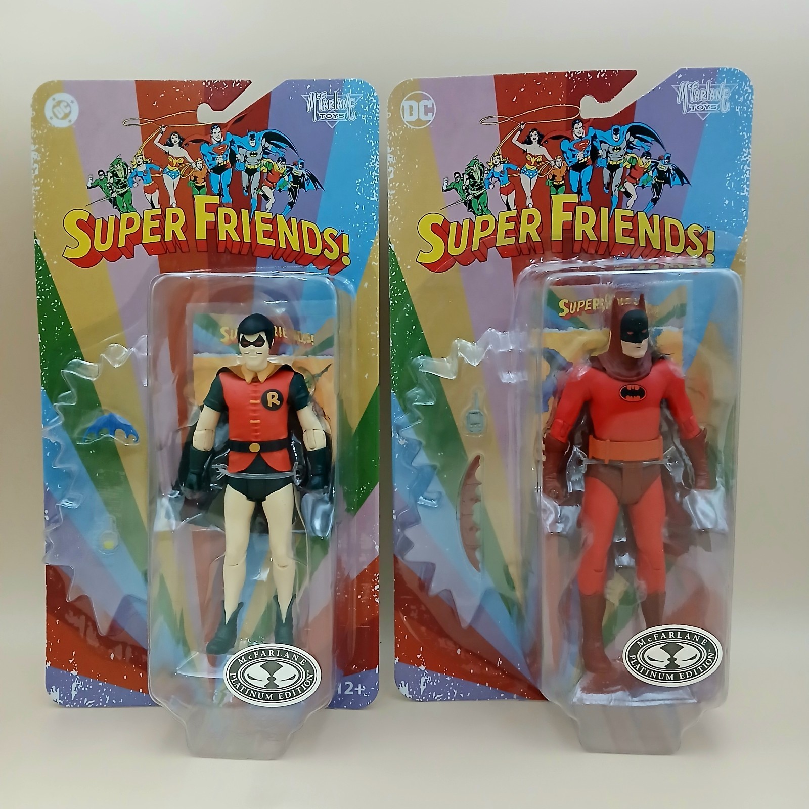 DC Super Friends McFarlane Action Figures Lot 5 Batman Robin Chase 2026